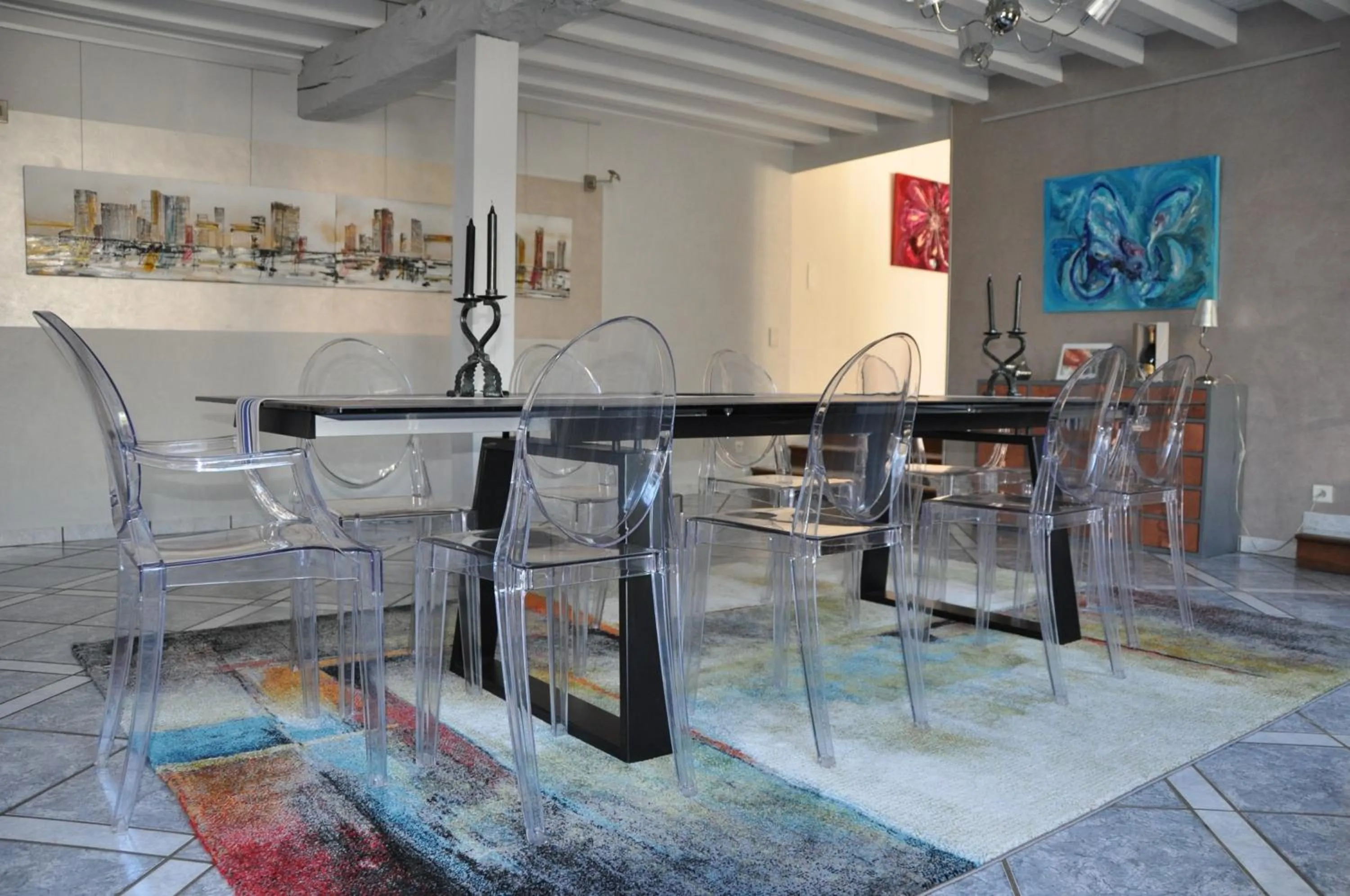 Dining area in Chambre d'hôtes Sauternais