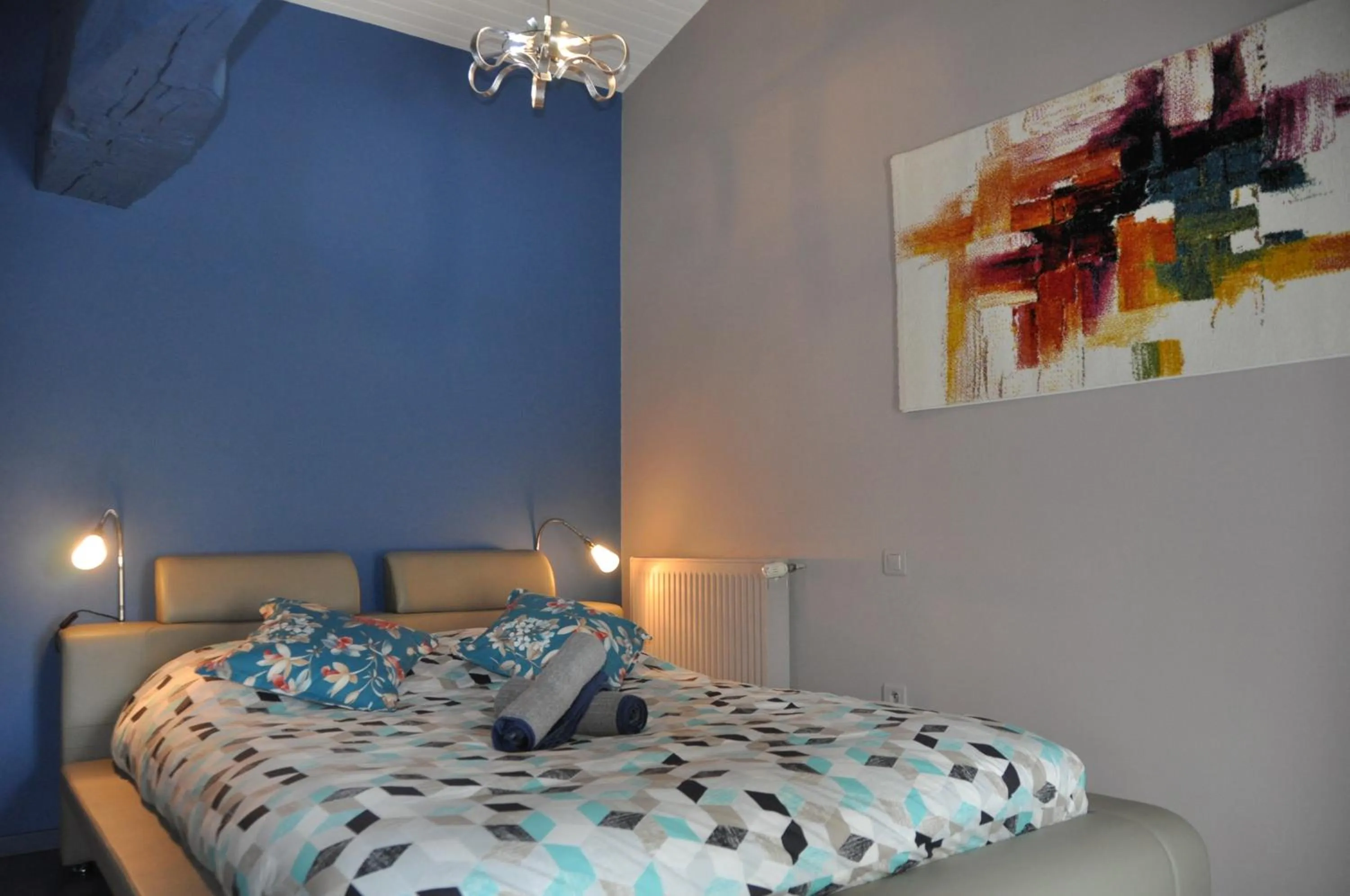 Bed in Chambre d'hôtes Sauternais