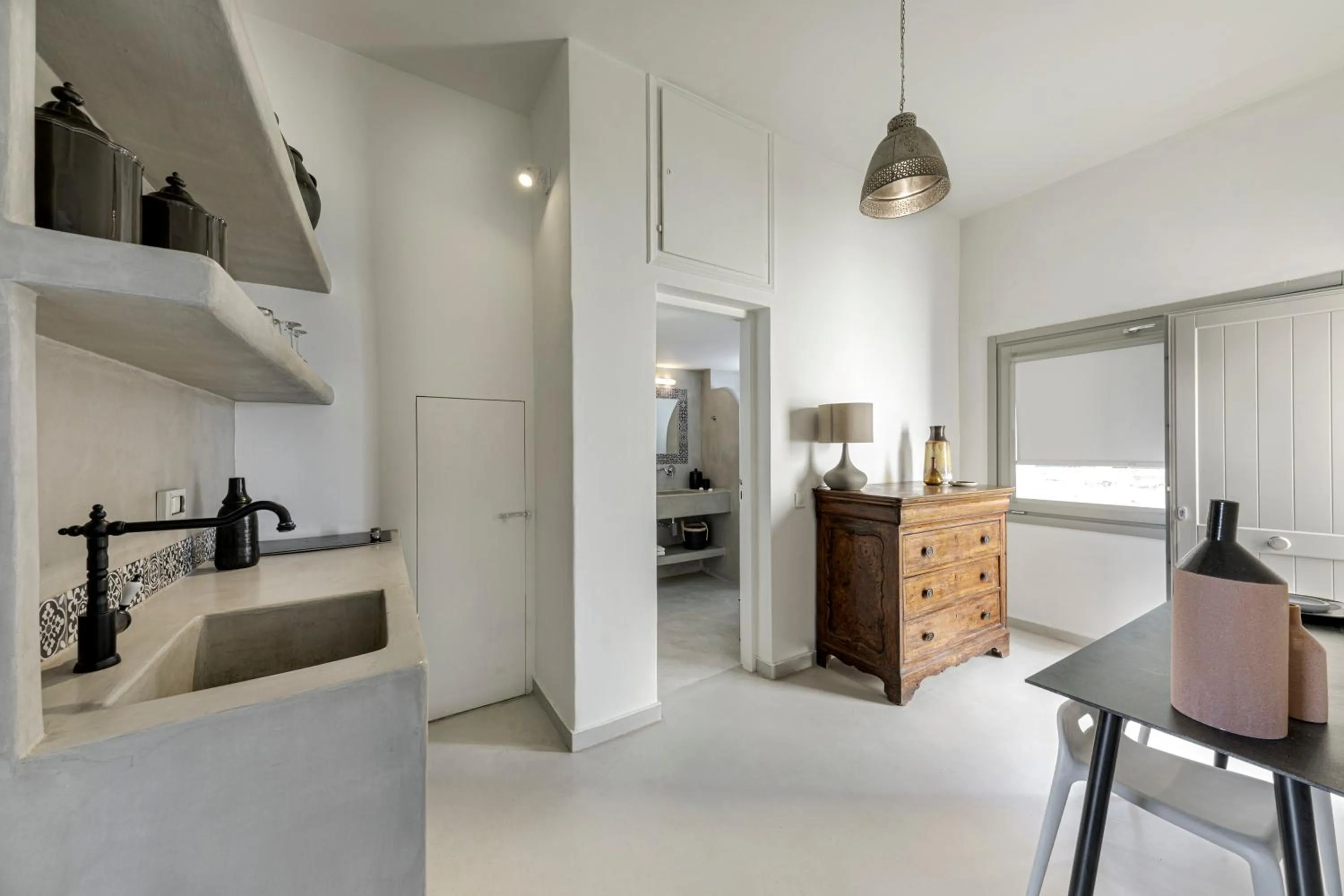 Kitchen or kitchenette in Caldera Houses Oia