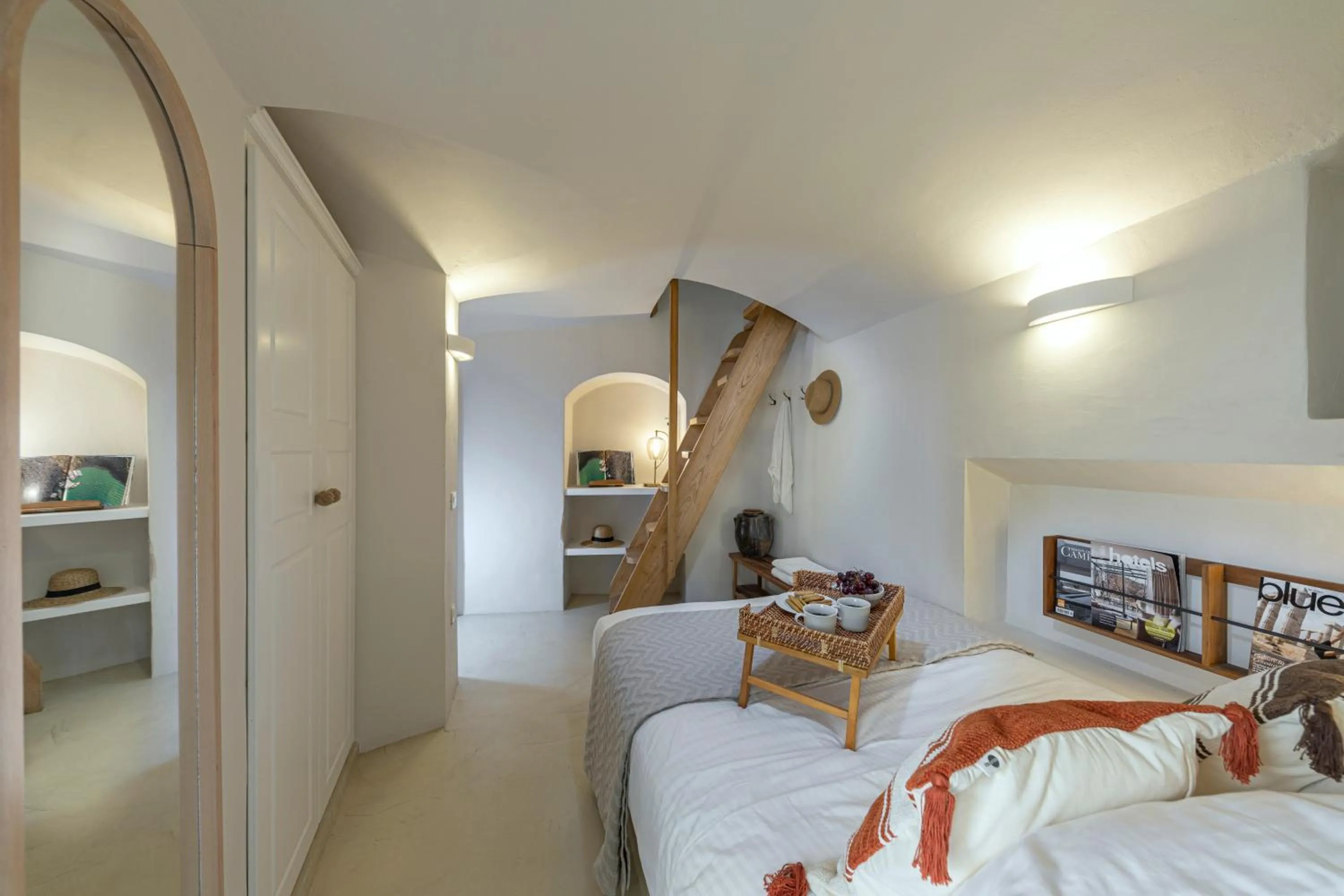 Bedroom, Bed in Caldera Houses Oia