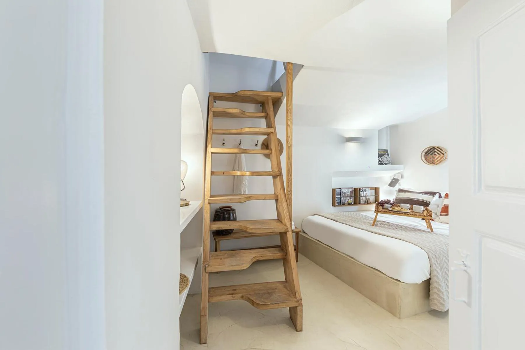 Bedroom, Bed in Caldera Houses Oia