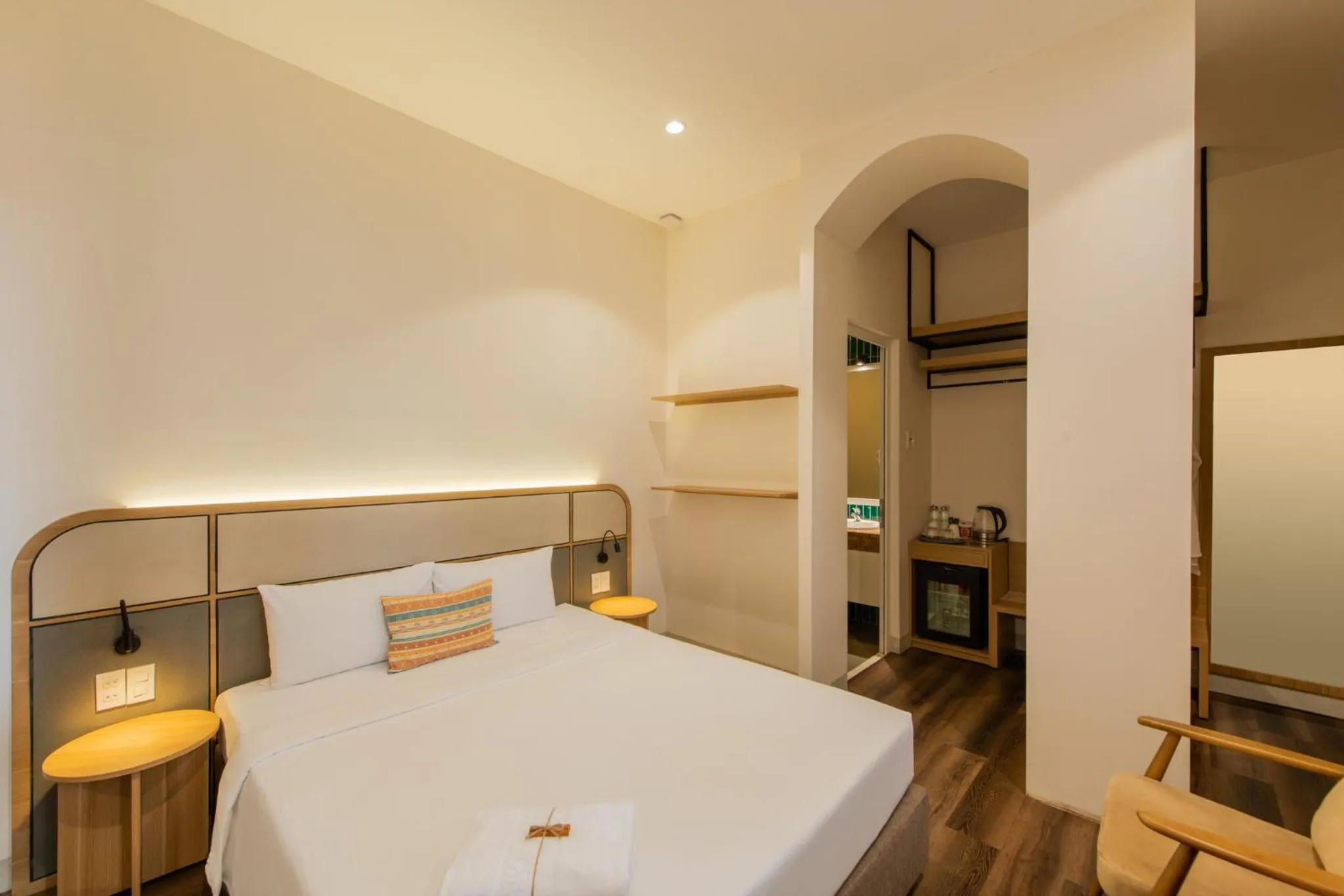 Bed in Thanh Mai Hotel