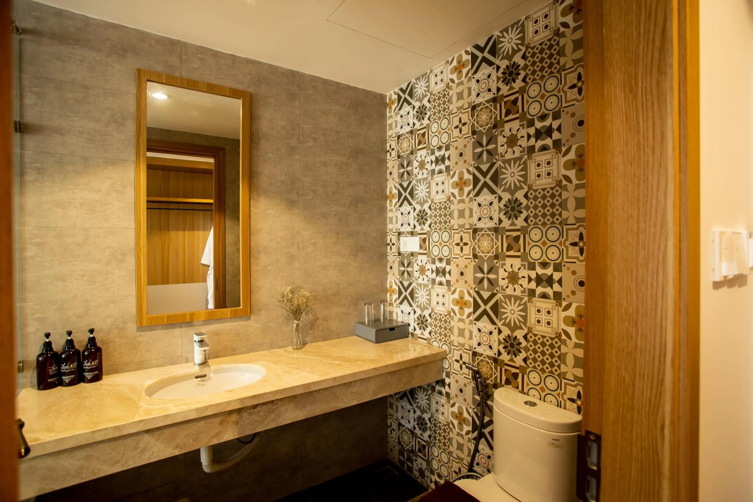 Bathroom in Thanh Mai Hotel