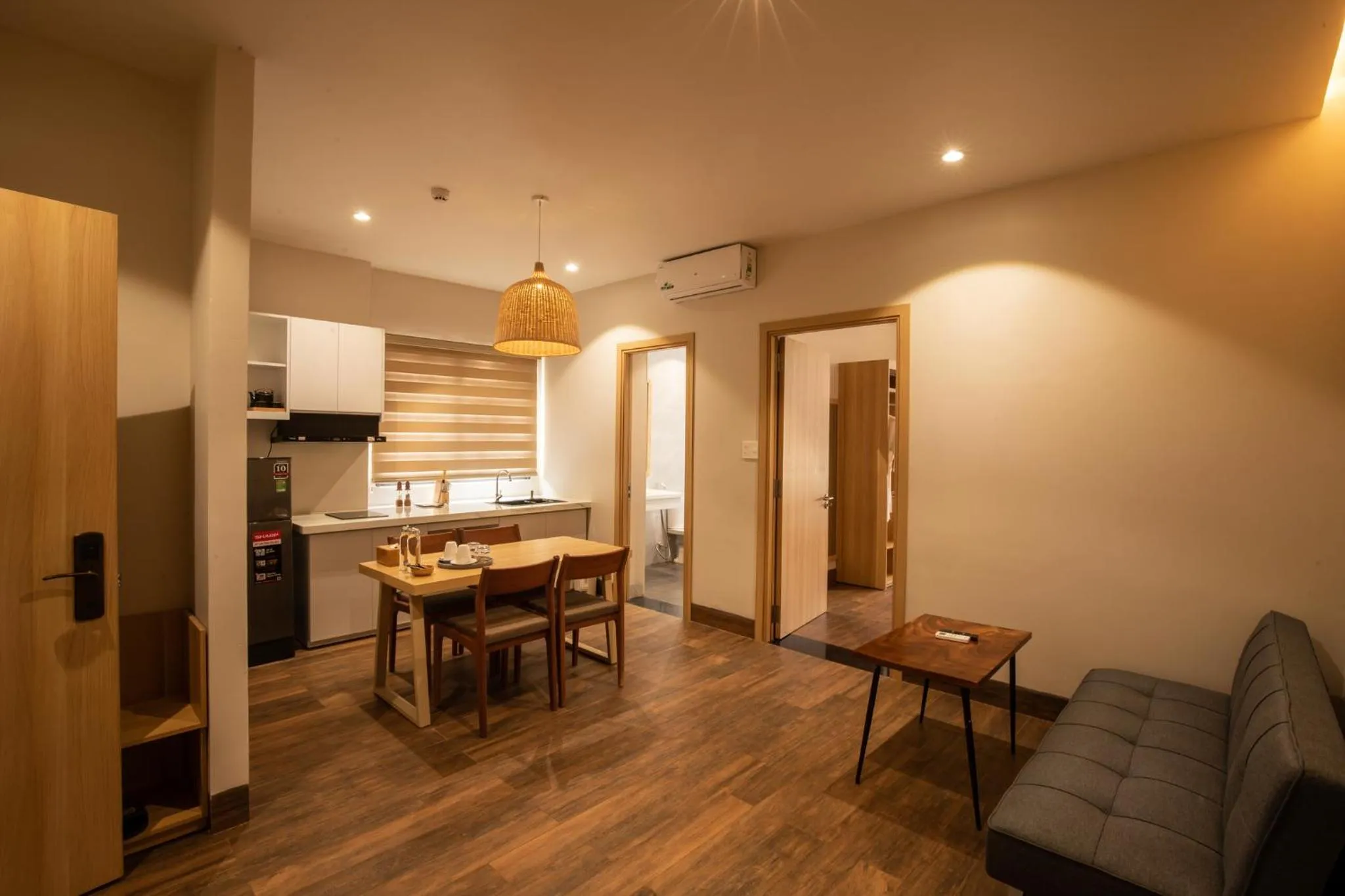 Kitchen or kitchenette in Thanh Mai Hotel