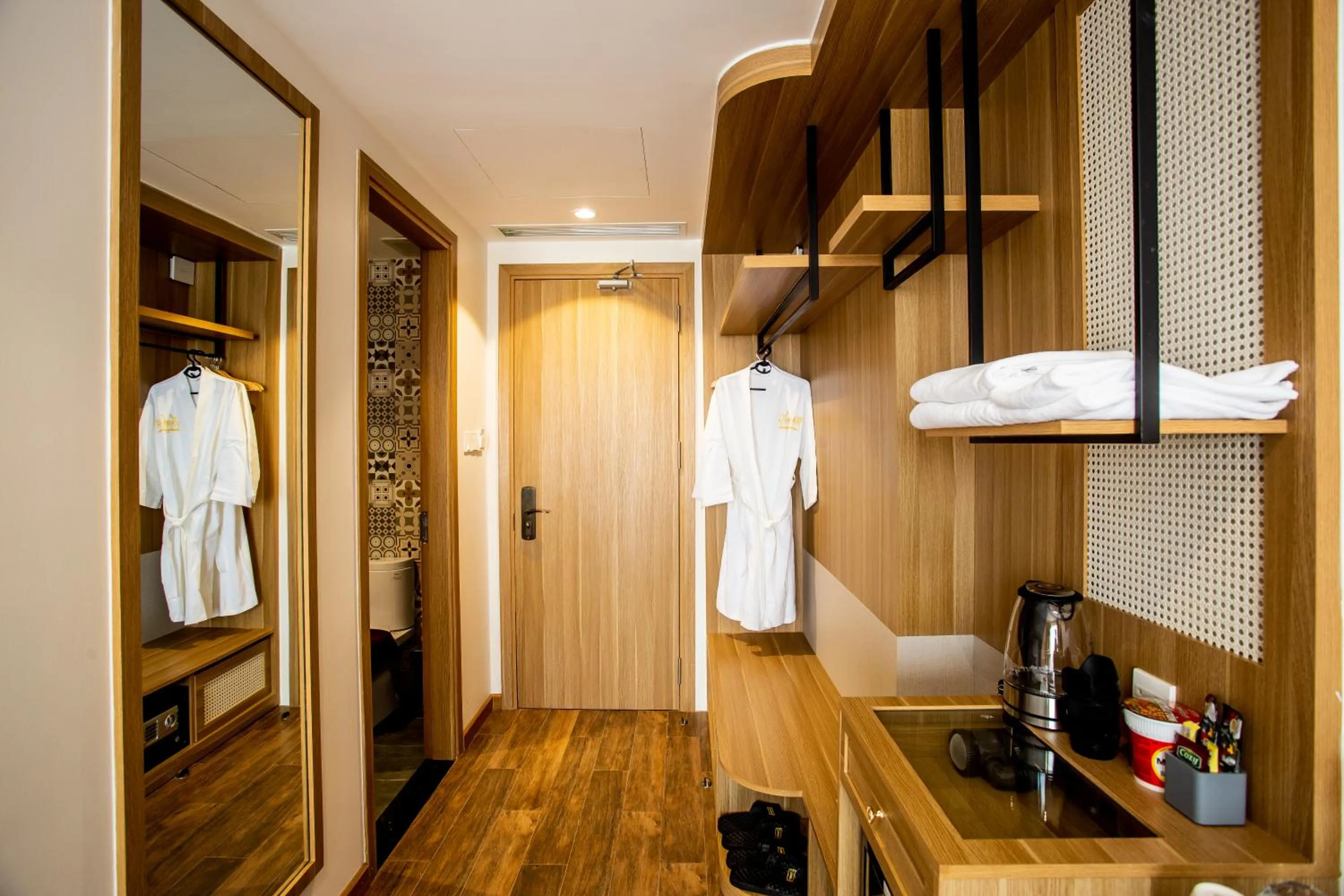 Living room in Thanh Mai Hotel