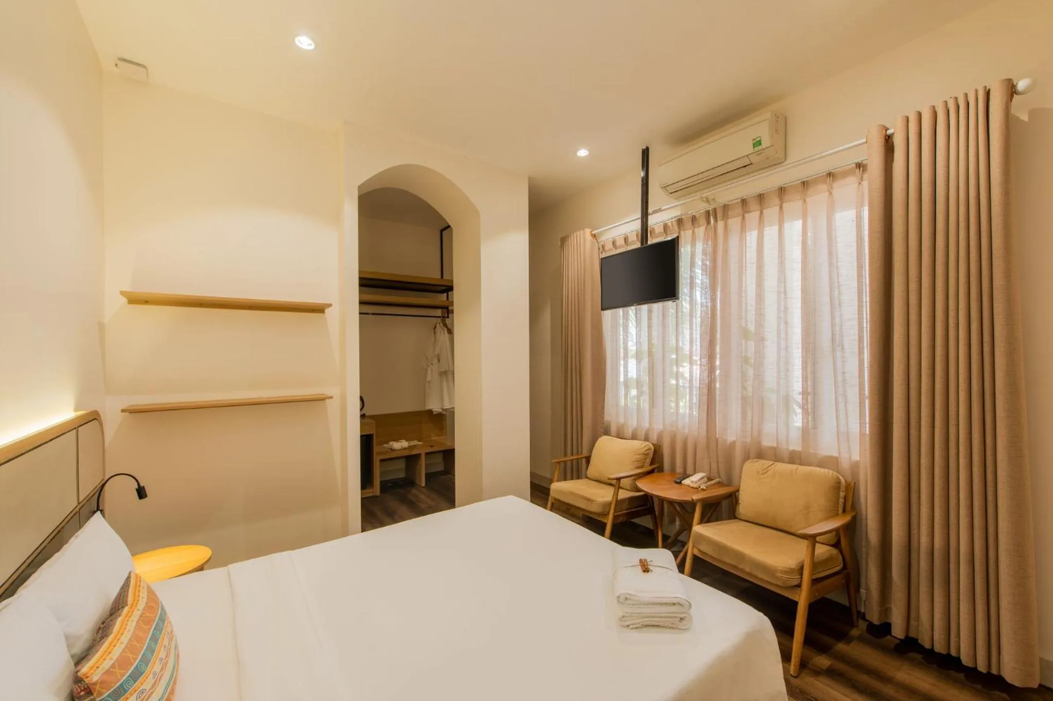 Bed in Thanh Mai Hotel