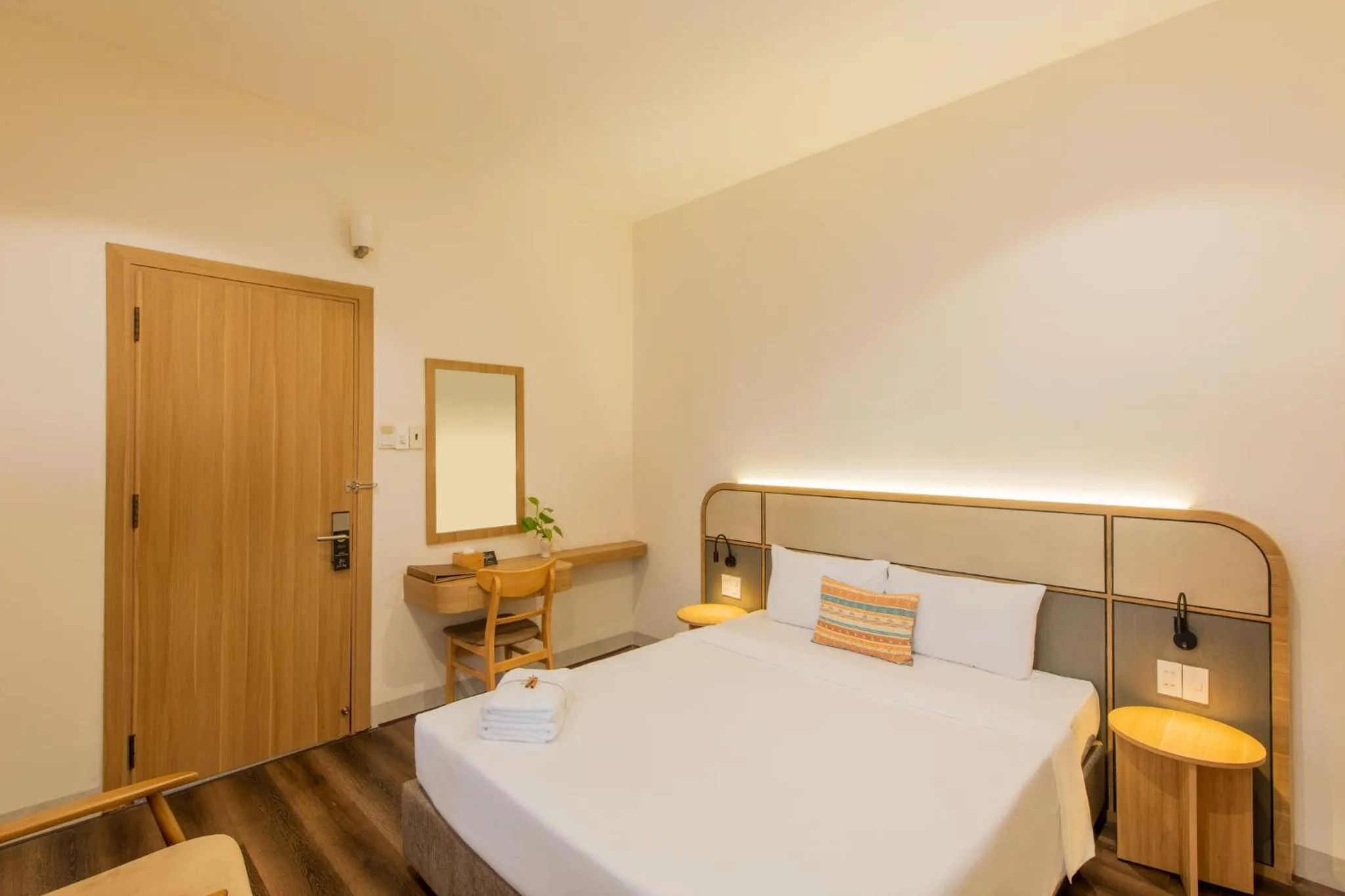 Bed in Thanh Mai Hotel