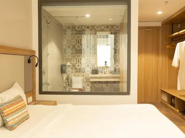 Bed in Thanh Mai Hotel Bed in Thanh Mai Hotel