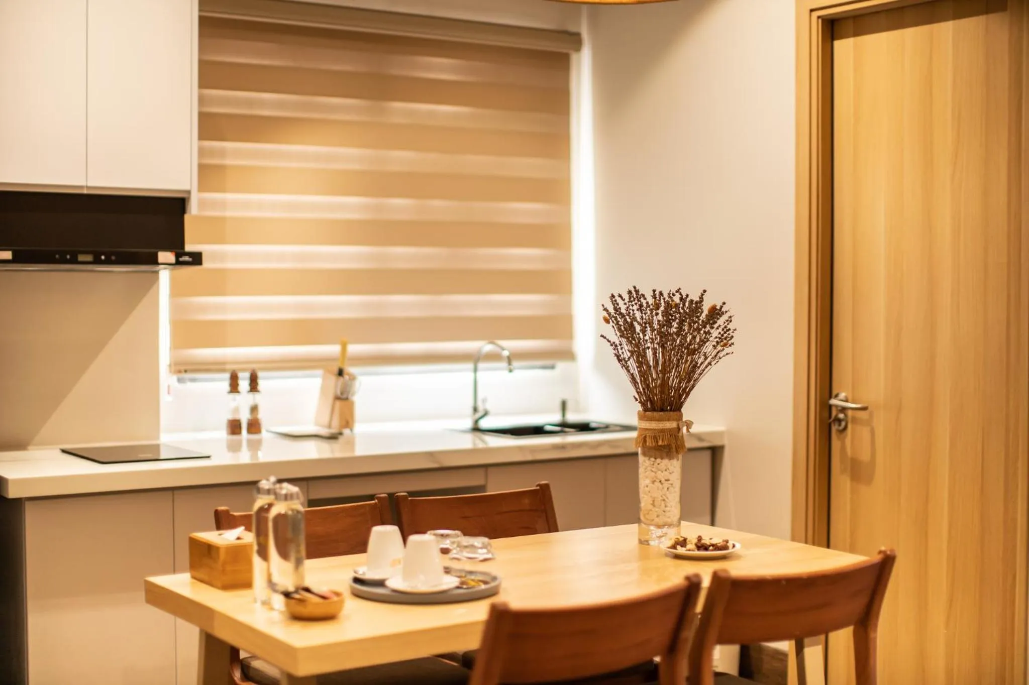 Kitchen or kitchenette in Thanh Mai Hotel