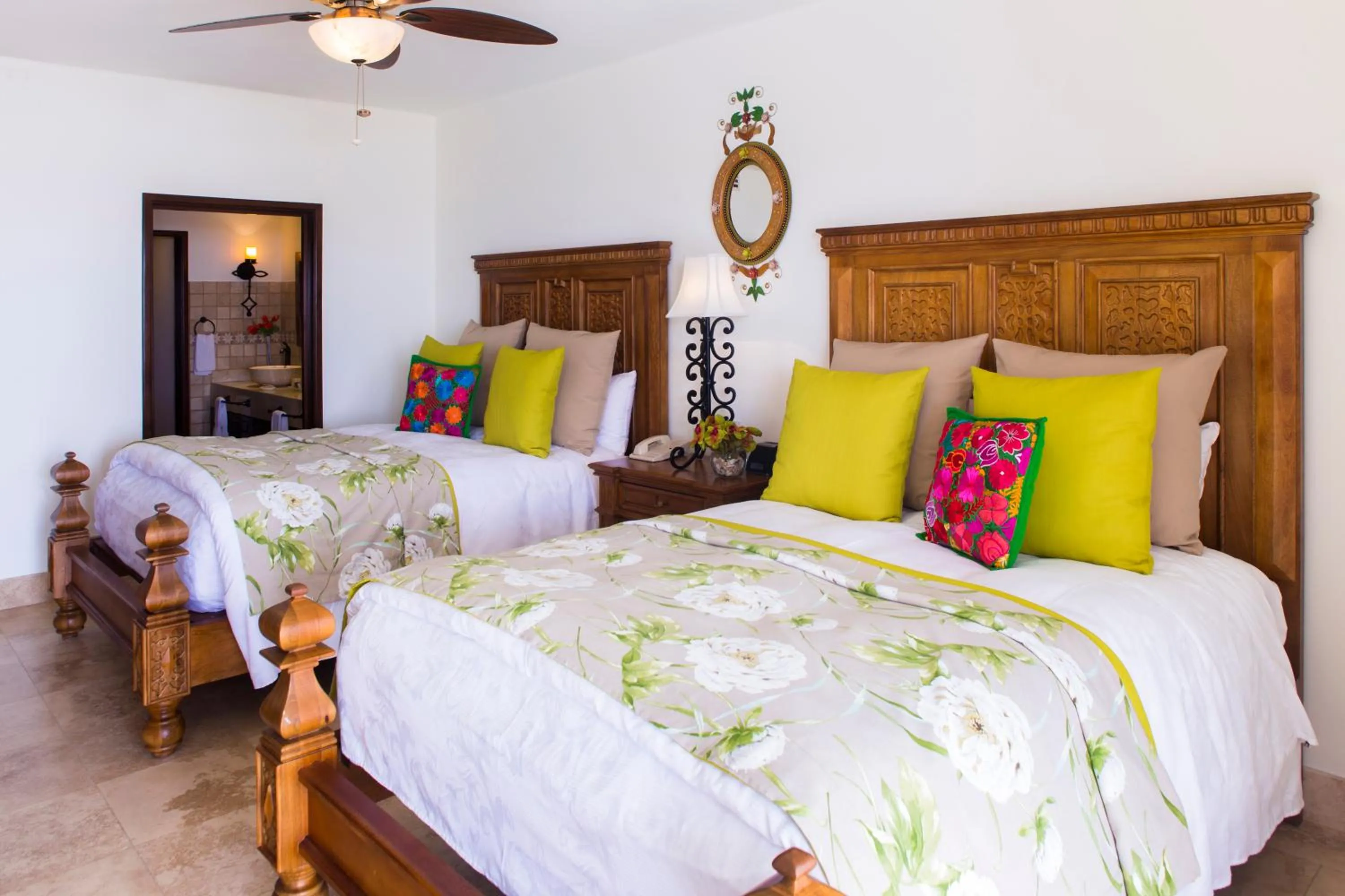 Bed in Hacienda Encantada Resort & Spa