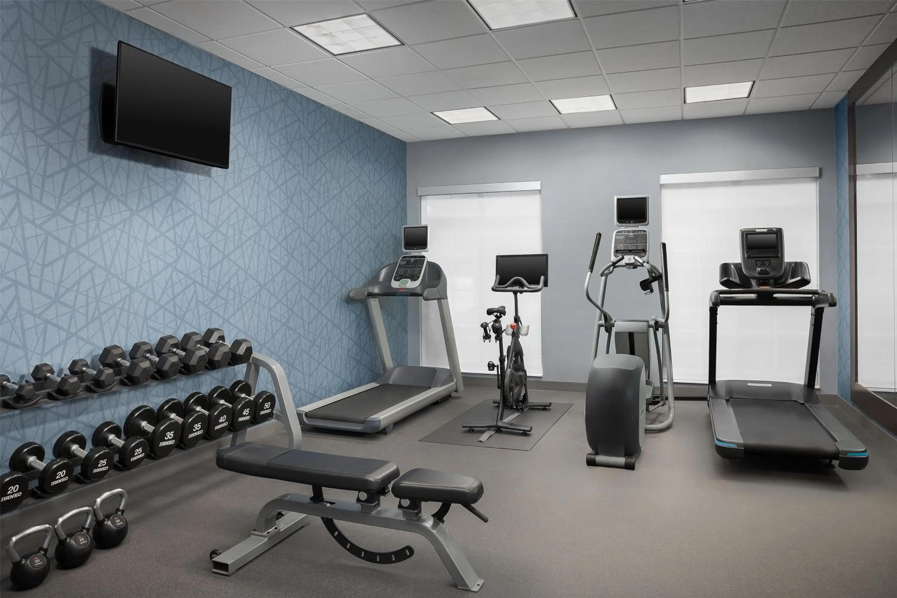 Fitness centre/facilities in Homewood Suites by Hilton Birmingham South Inverness
