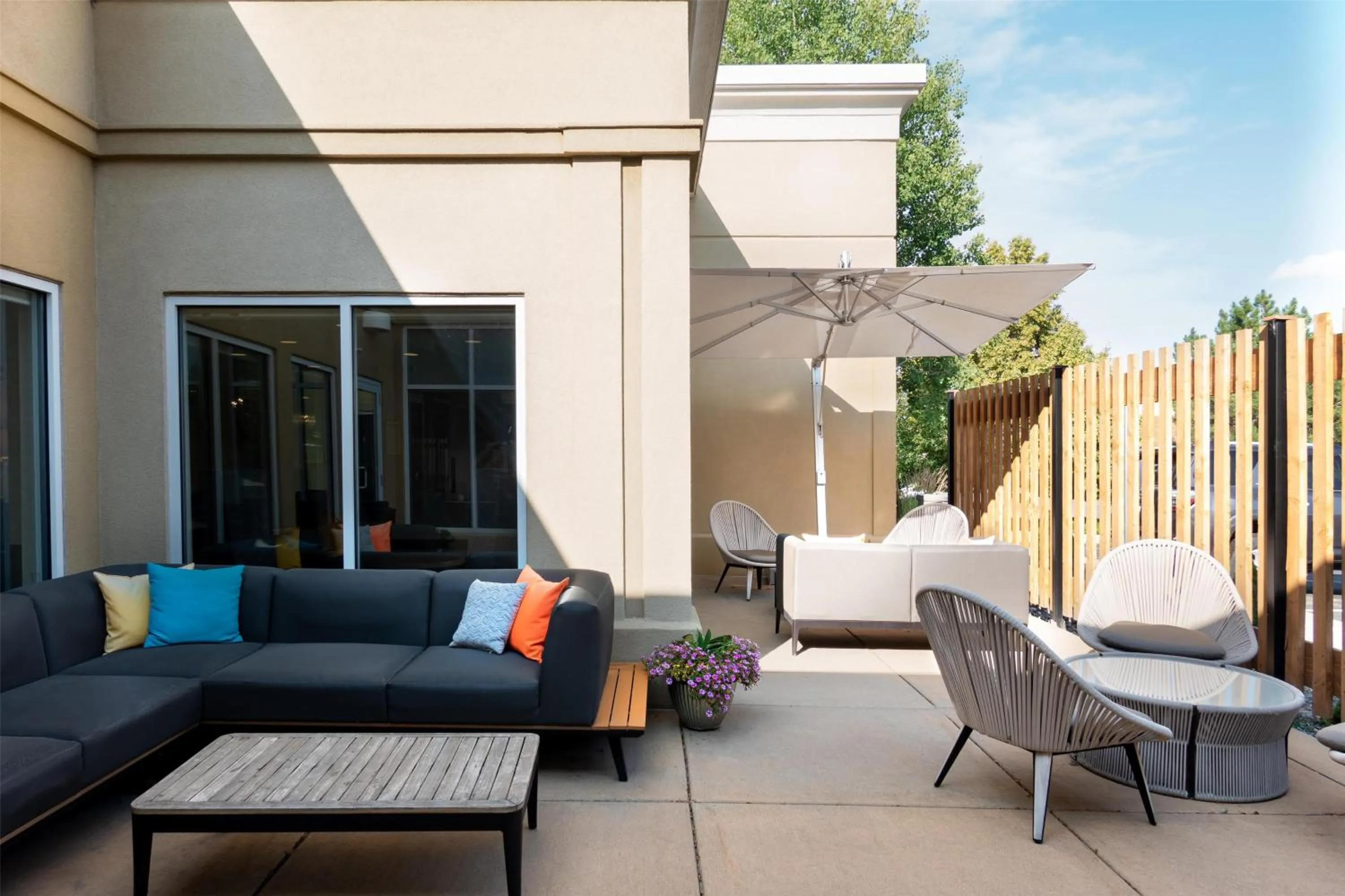 Patio in Hilton Garden Inn Billings