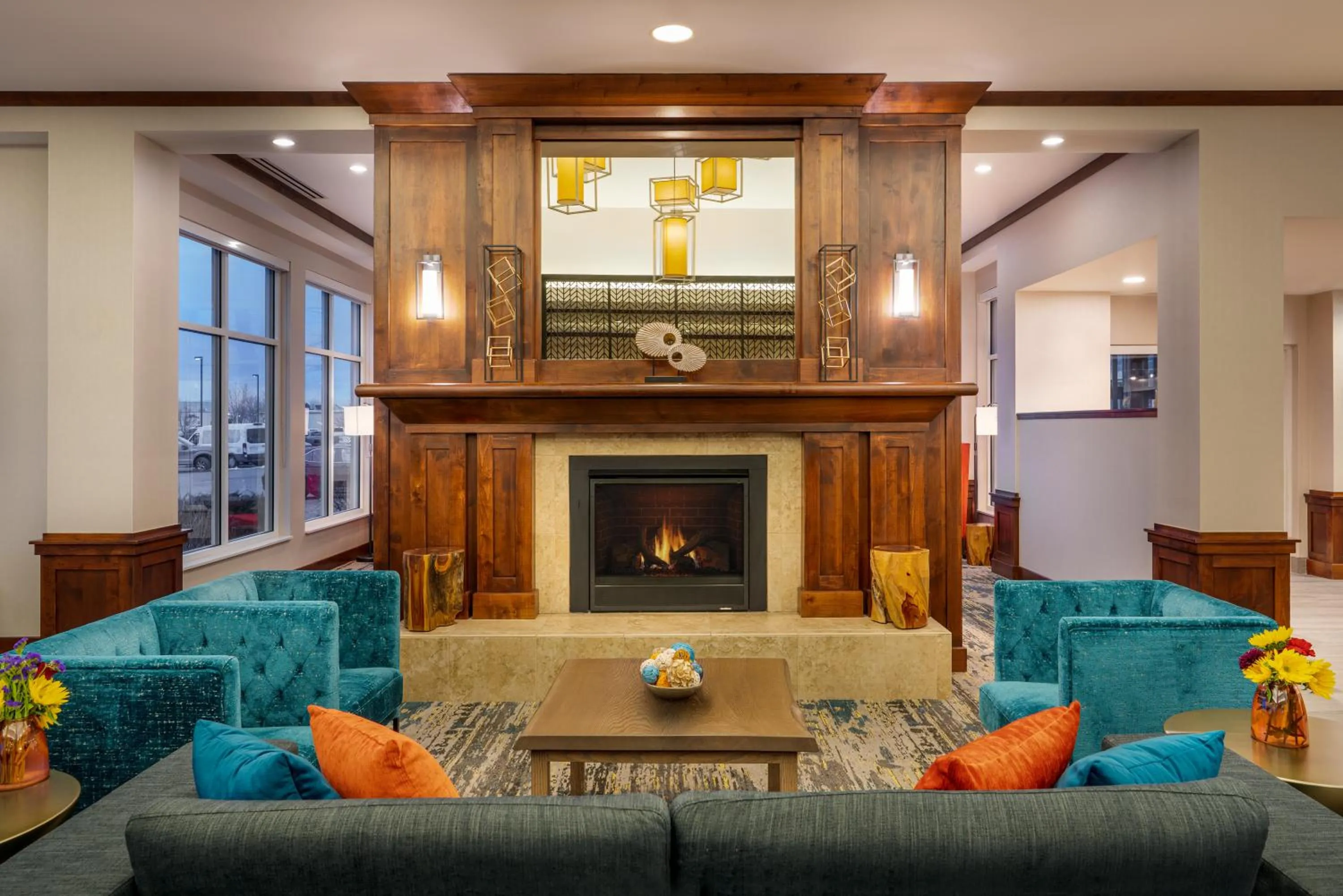 Lobby or reception in Hilton Garden Inn Billings