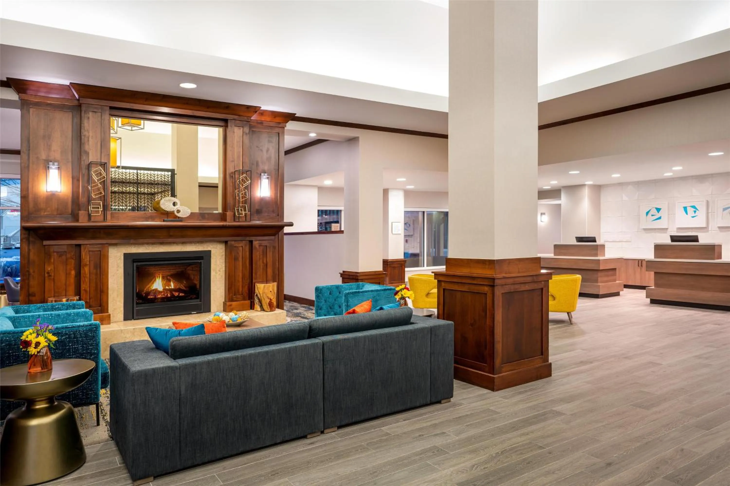Lobby or reception in Hilton Garden Inn Billings