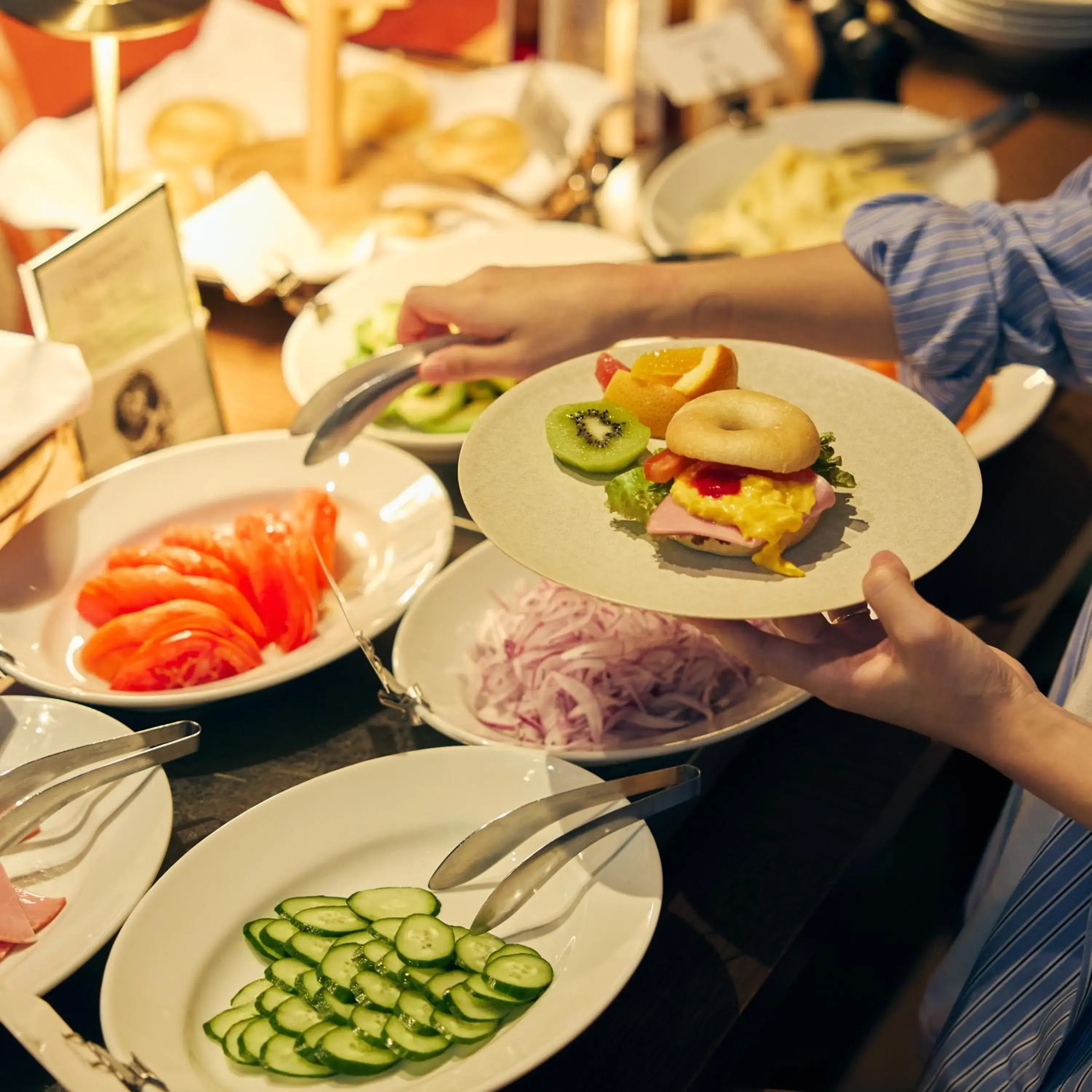 Buffet breakfast in The Mark Grand Hotel Buffet breakfast in The Mark Grand Hotel