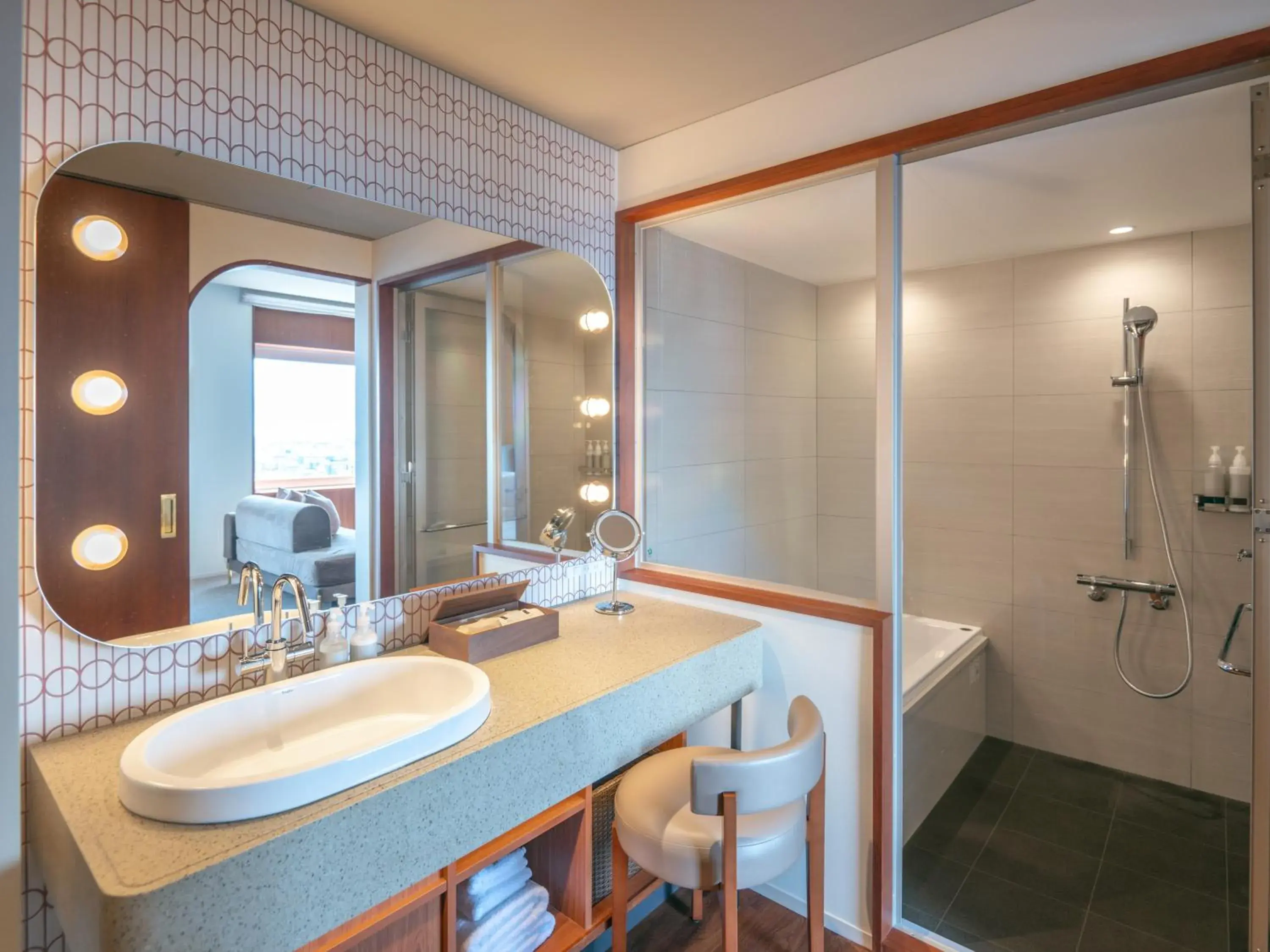 Bathroom in The Mark Grand Hotel Bathroom in The Mark Grand Hotel