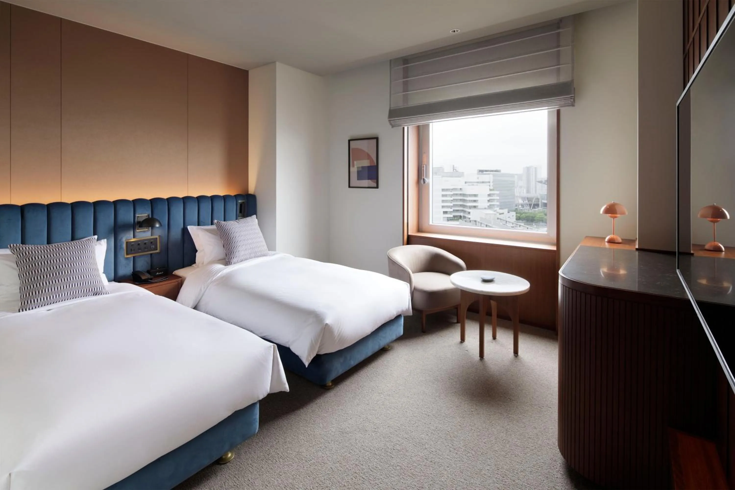 Bed in The Mark Grand Hotel