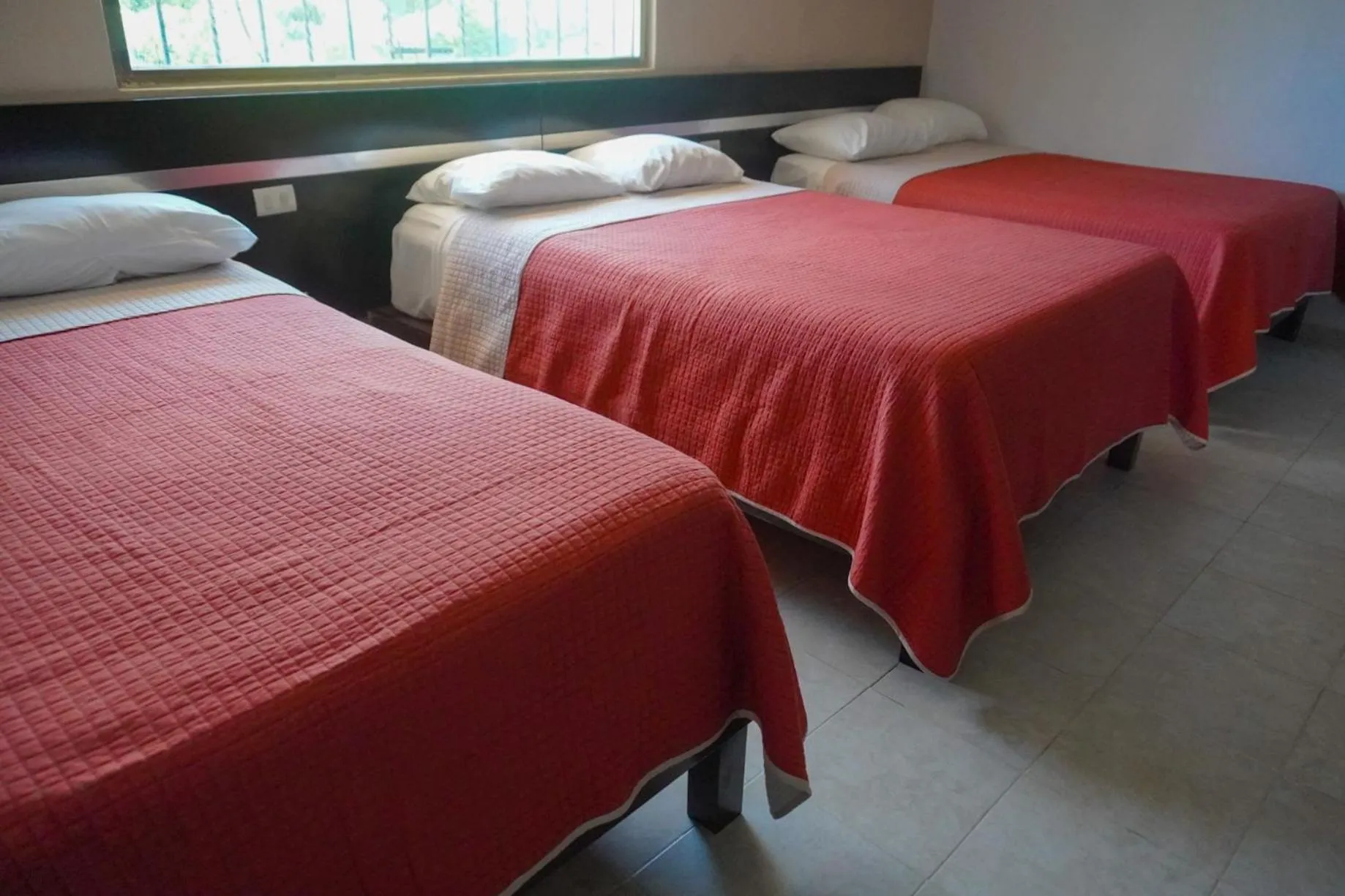 Bed in Hotel Colonial Cancun