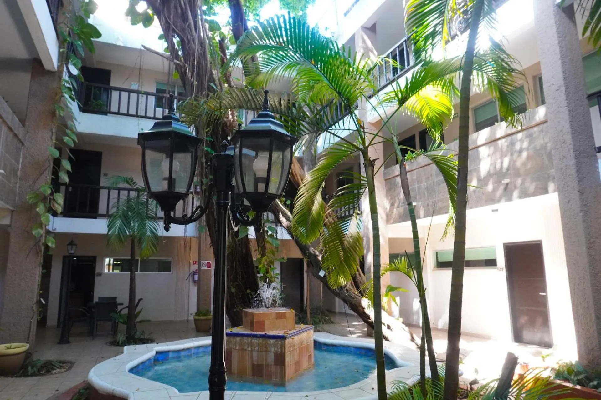 Garden in Hotel Colonial Cancun