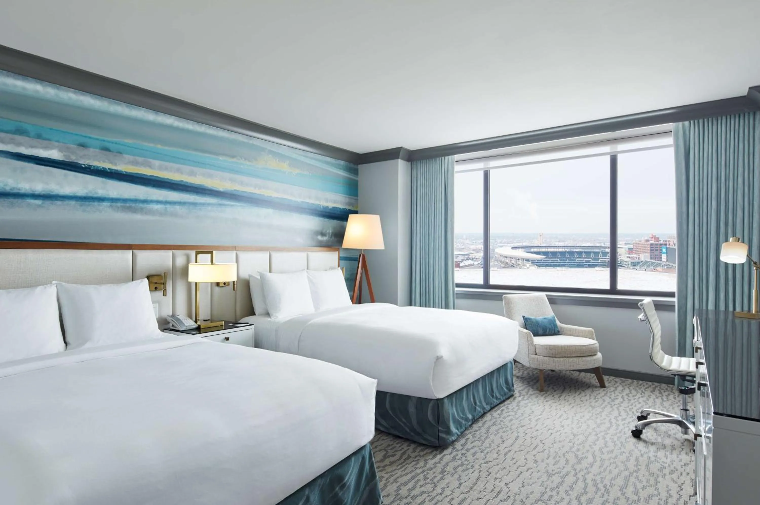 Bed in The Lofton Hotel Minneapolis, Tapestry Collection by Hilton