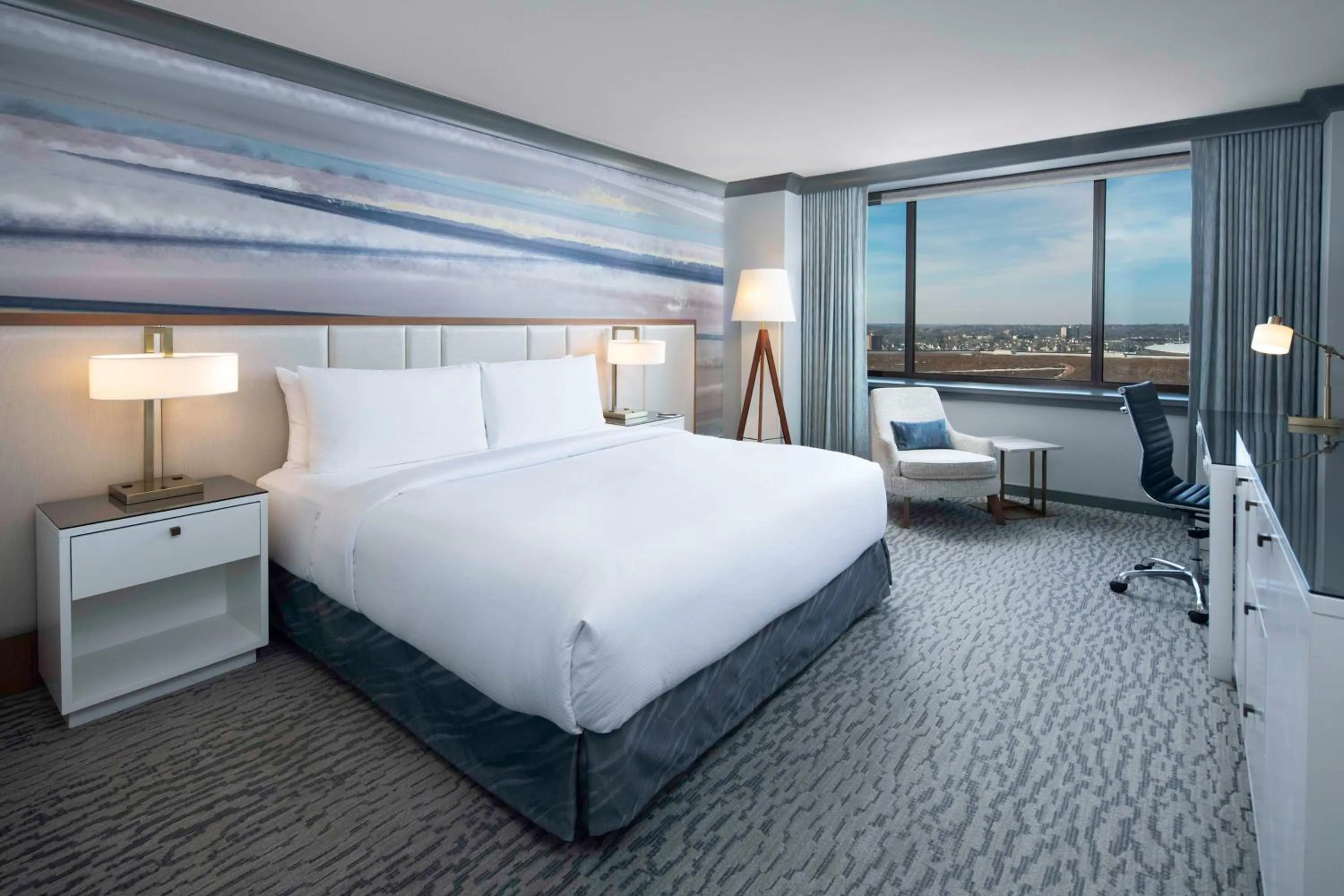 Bed in The Lofton Hotel Minneapolis, Tapestry Collection by Hilton