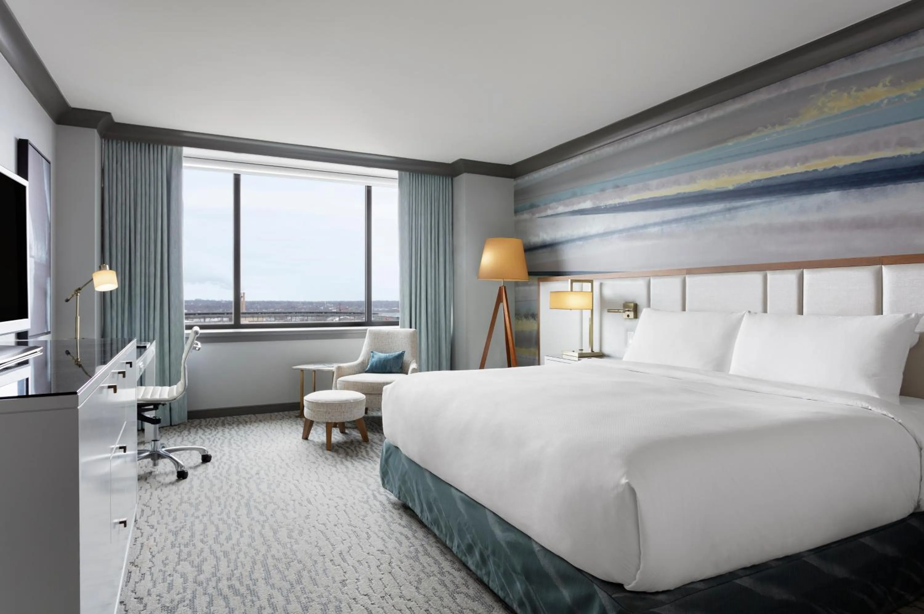 Bed in The Lofton Hotel Minneapolis, Tapestry Collection by Hilton