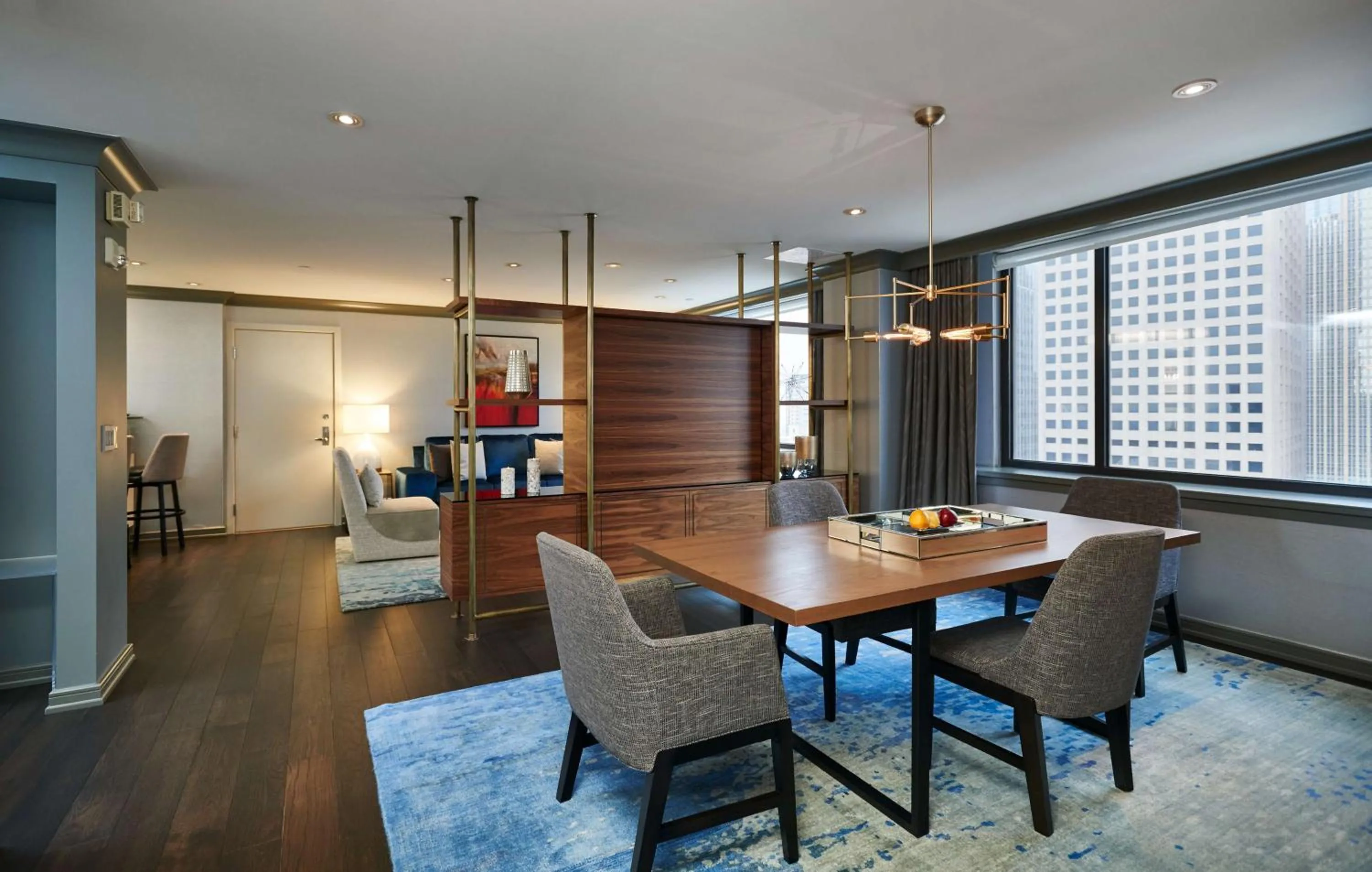 Living room in The Lofton Hotel Minneapolis, Tapestry Collection by Hilton