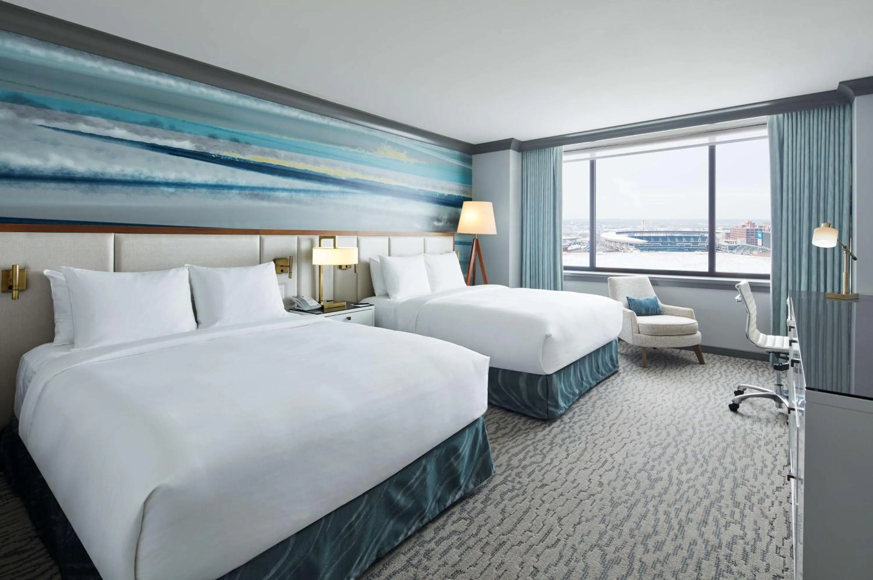 Bed in The Lofton Hotel Minneapolis, Tapestry Collection by Hilton