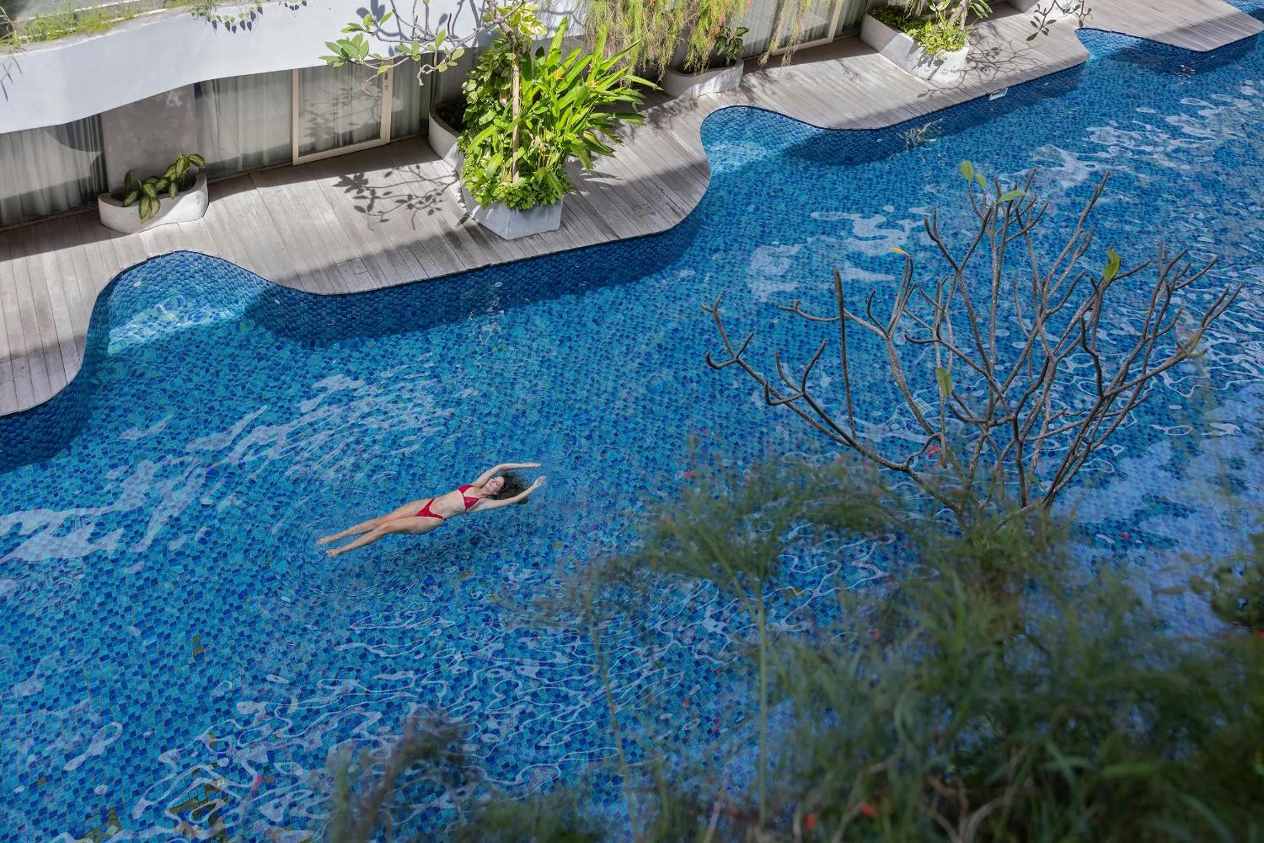 Swimming pool in Wyndham Garden Kuta Beach Bali
