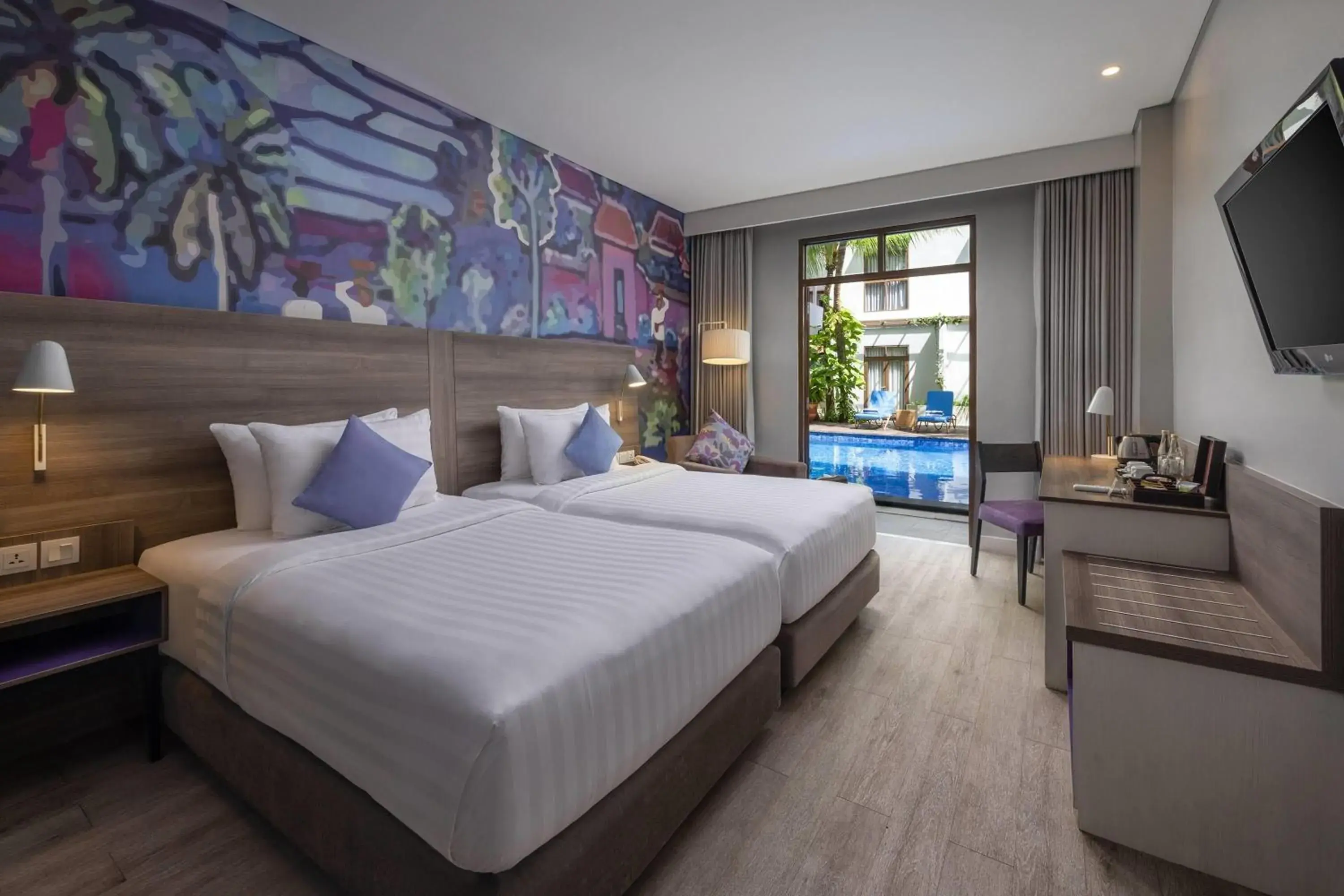 Photo of the whole room, Bed in Wyndham Garden Kuta Beach Bali Photo of the whole room, Bed in Wyndham Garden Kuta Beach Bali