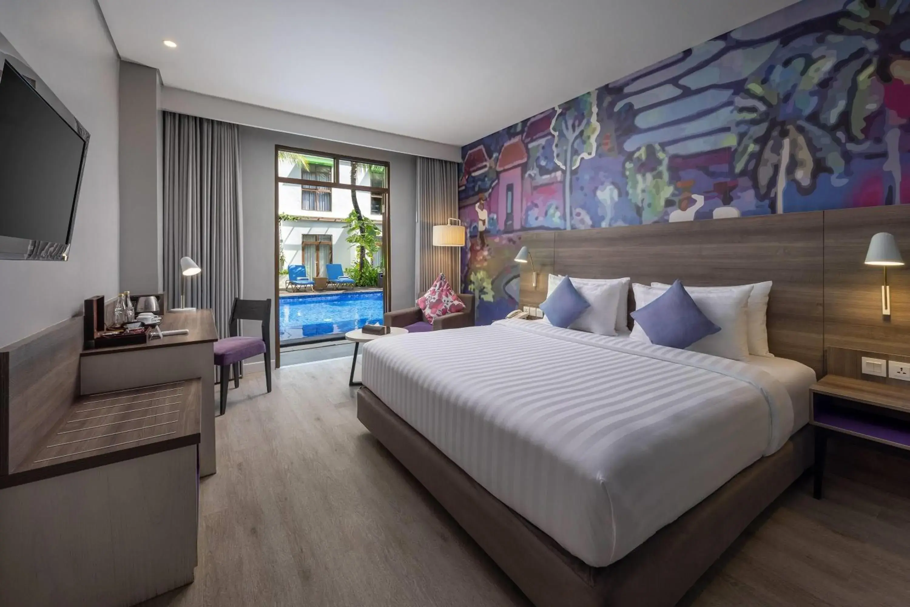 Photo of the whole room, Bed in Wyndham Garden Kuta Beach Bali Photo of the whole room, Bed in Wyndham Garden Kuta Beach Bali