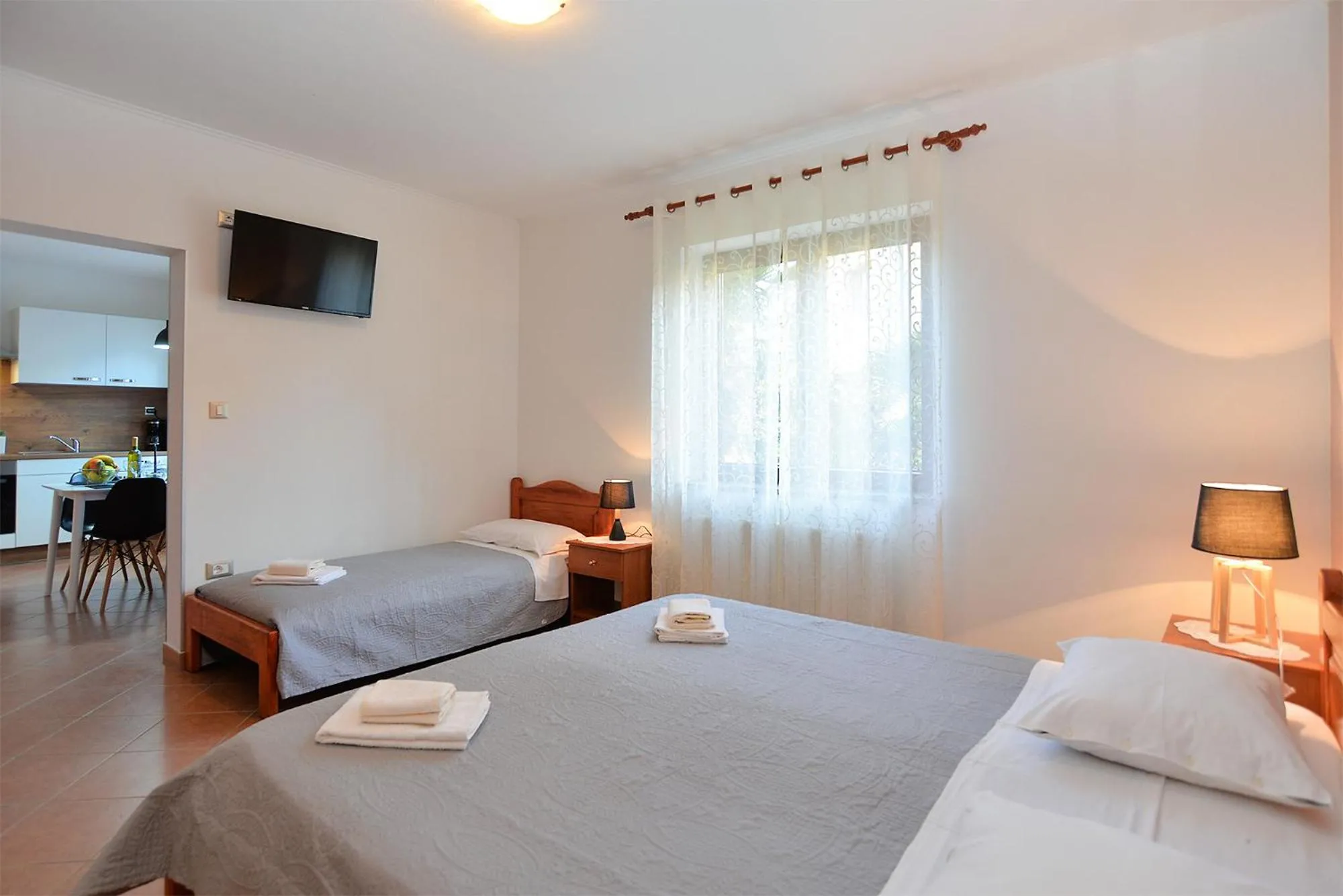 Bed in Apartments Marija 1089