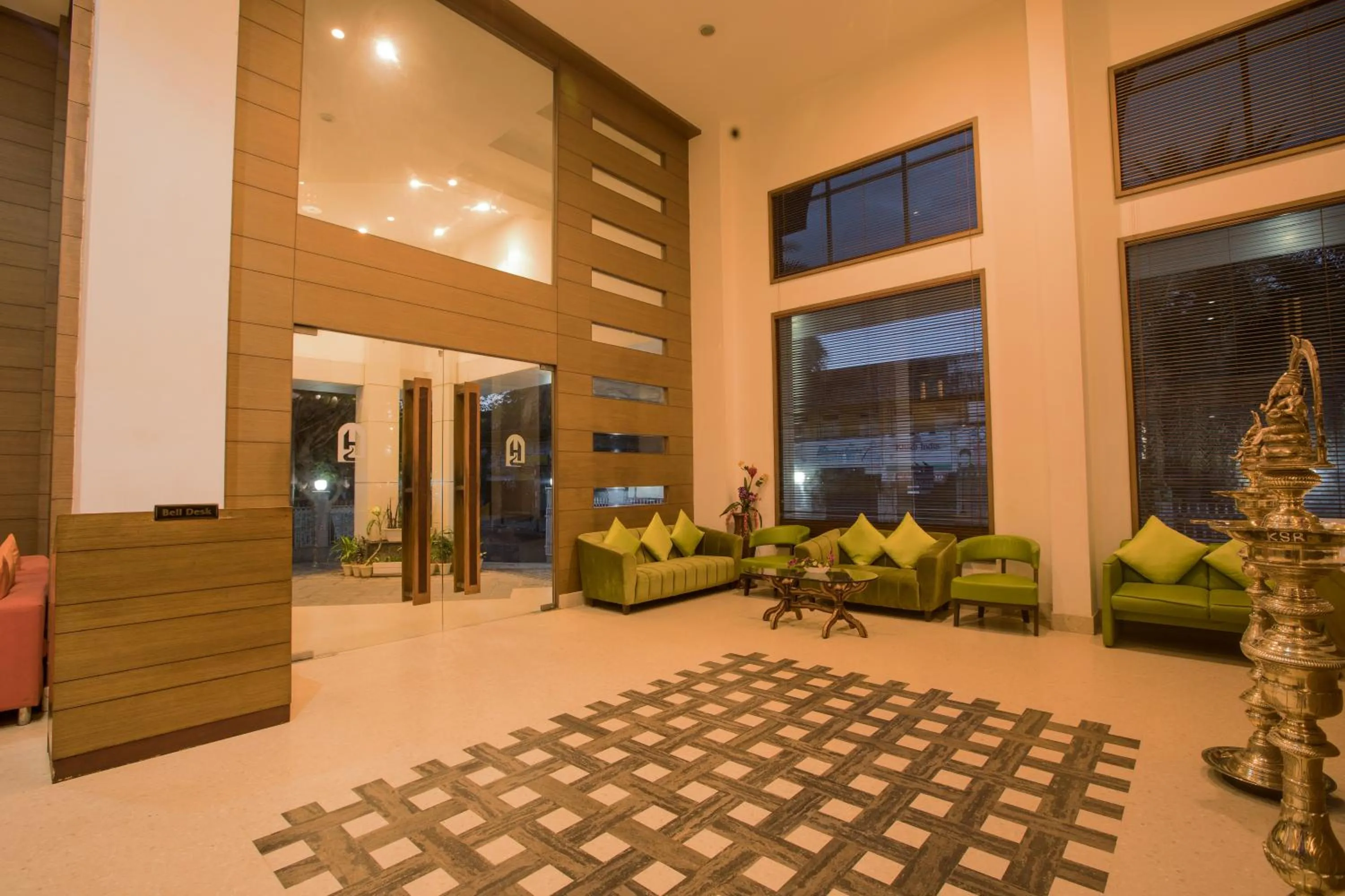 Lobby or reception in Hotel Shelter