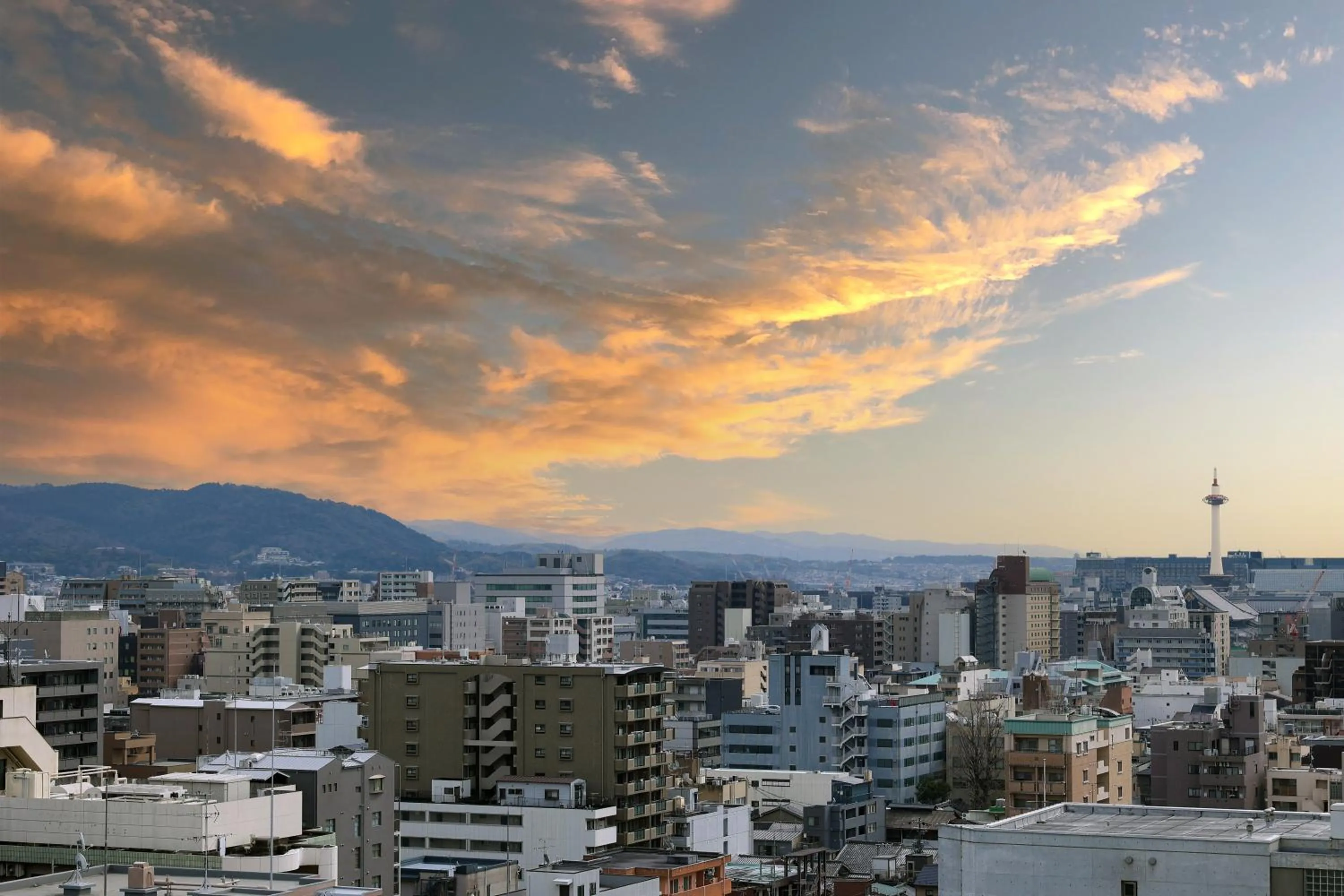 City view in HOTEL MYSTAYS Kyoto Shijo
