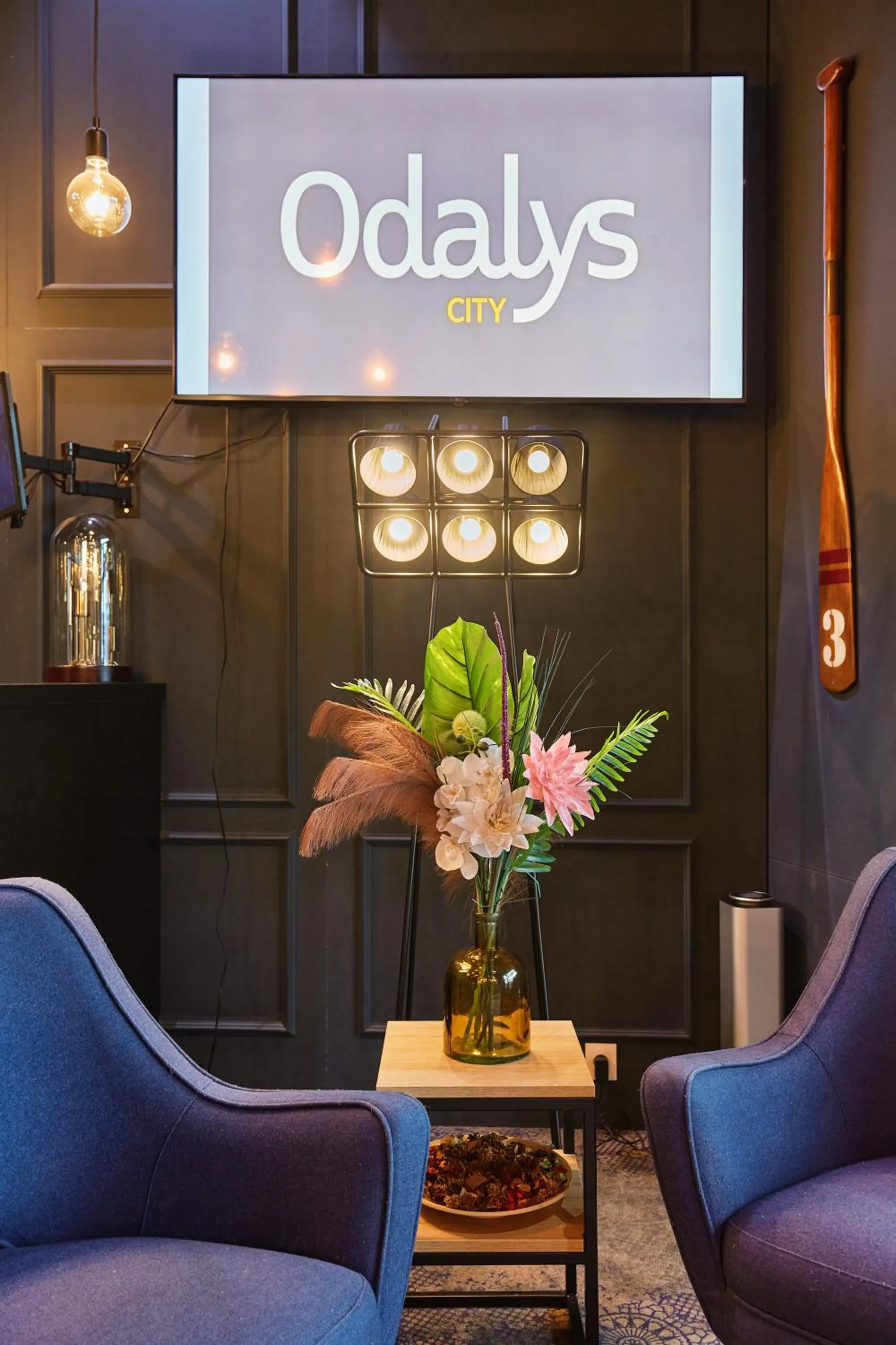 Lobby or reception in Appart Hotel Odalys City Paris XVII