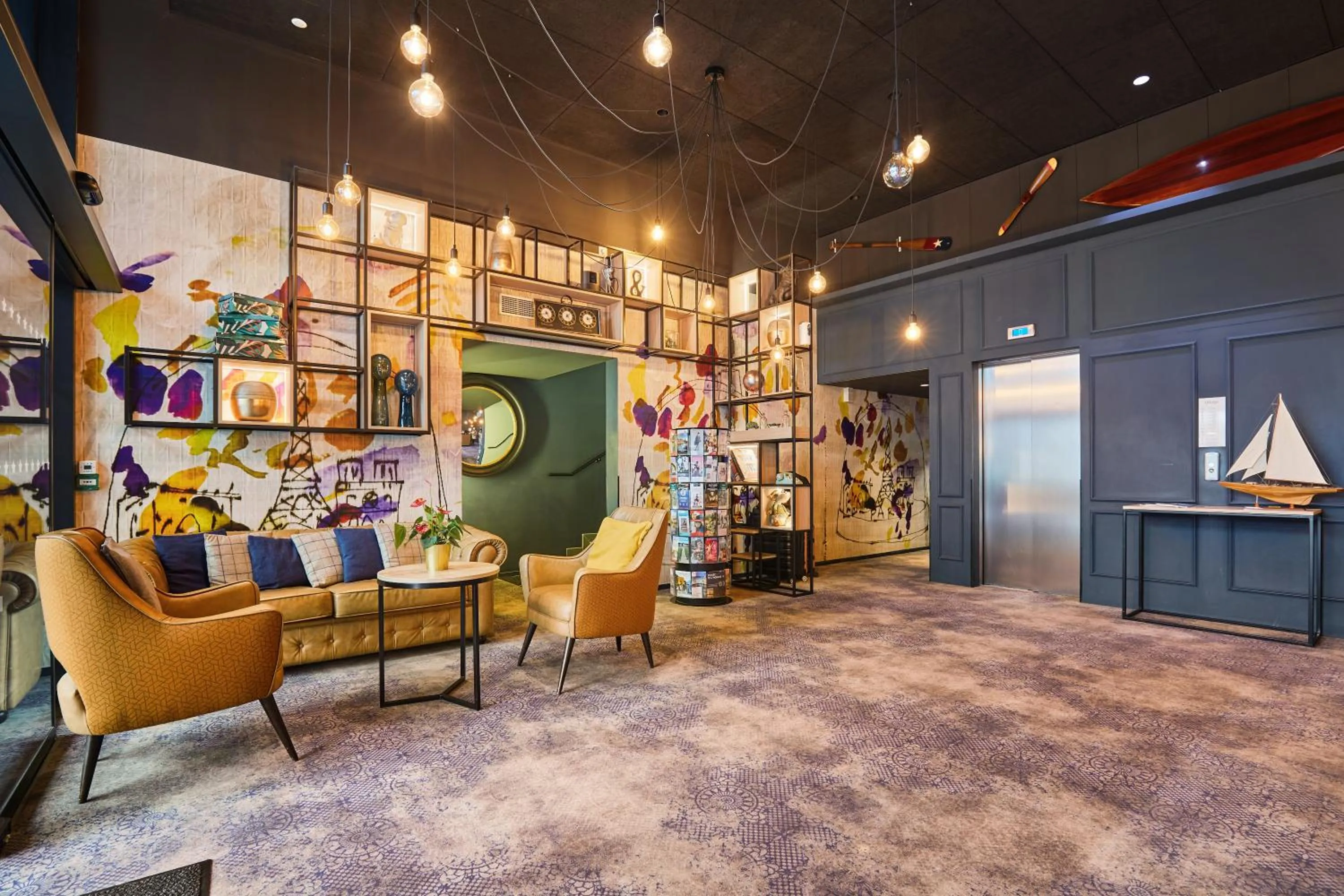 Living room in Appart Hotel Odalys City Paris XVII