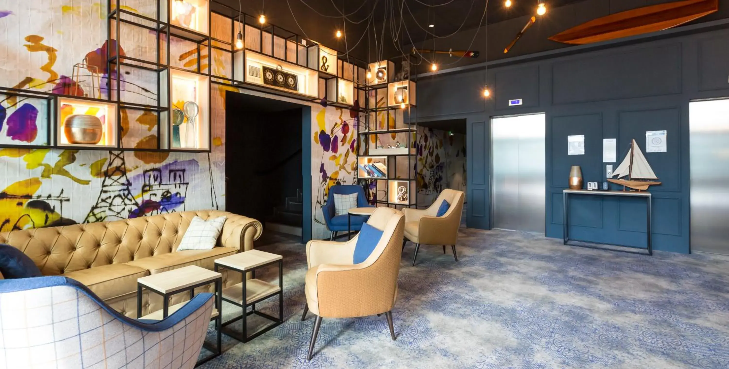 Lobby or reception in Appart Hotel Odalys City Paris XVII Lobby or reception in Appart Hotel Odalys City Paris XVII