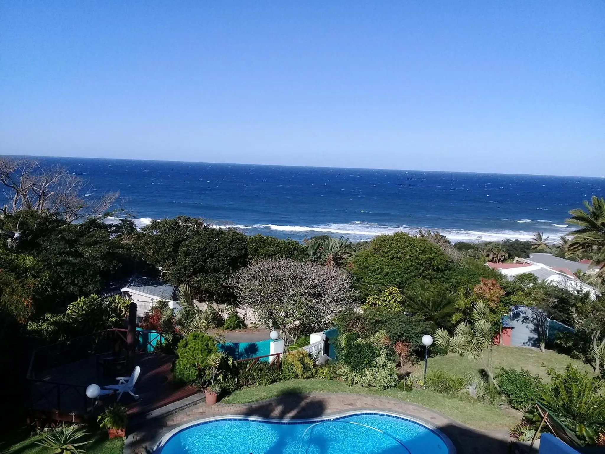 Pool view in Wailana lodge