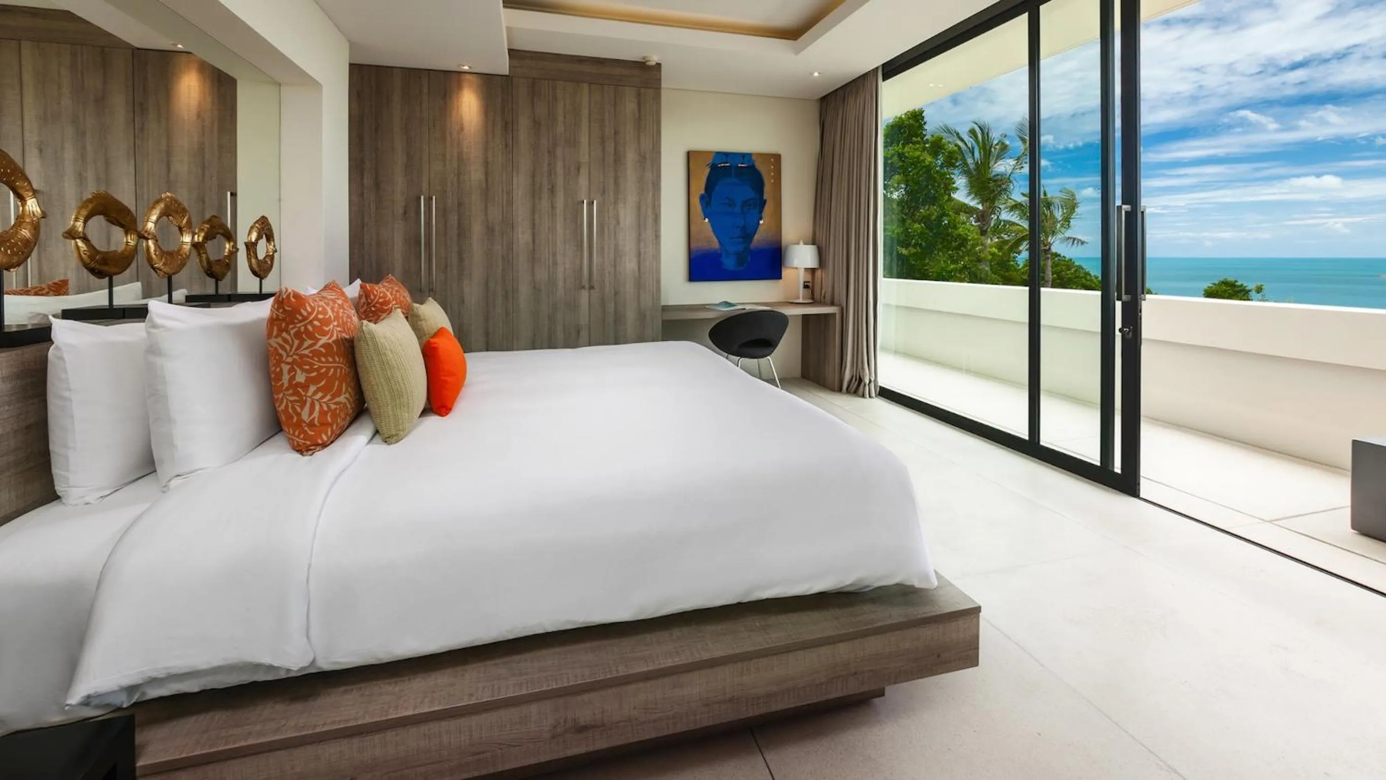 Bedroom, Bed in Villa Anavaya