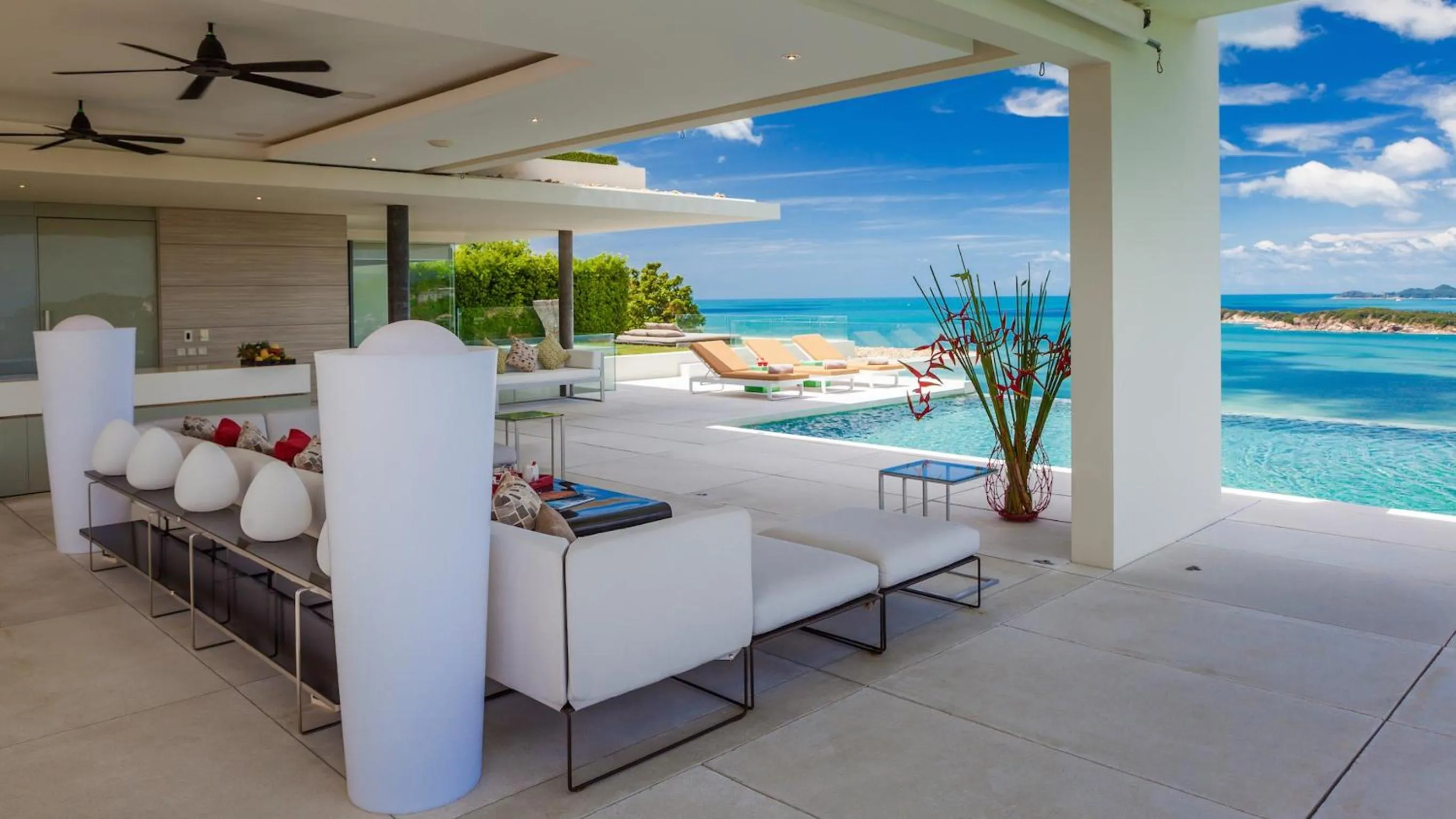 Living room in Villa Anavaya