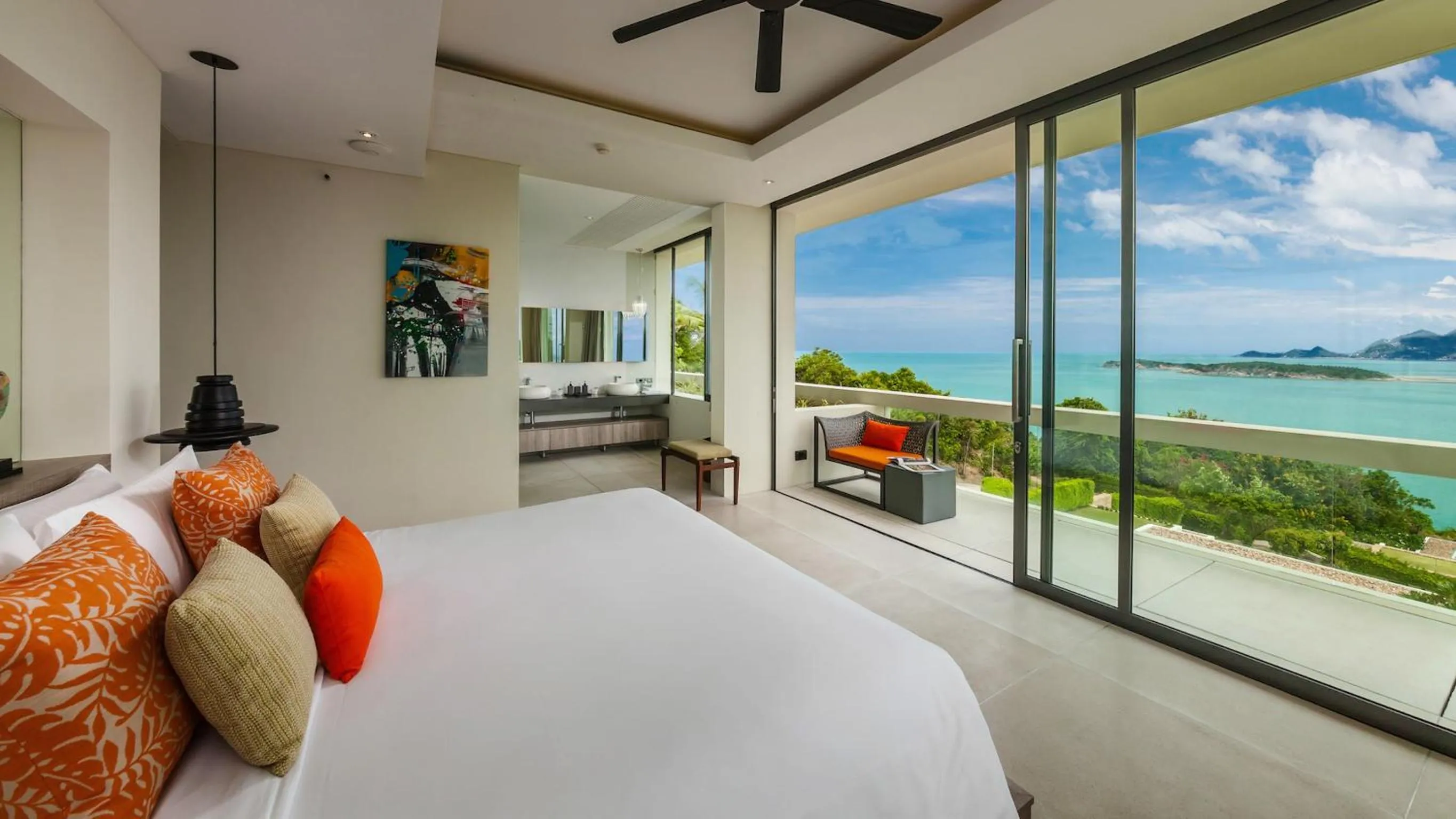 Bedroom, Bed in Villa Anavaya