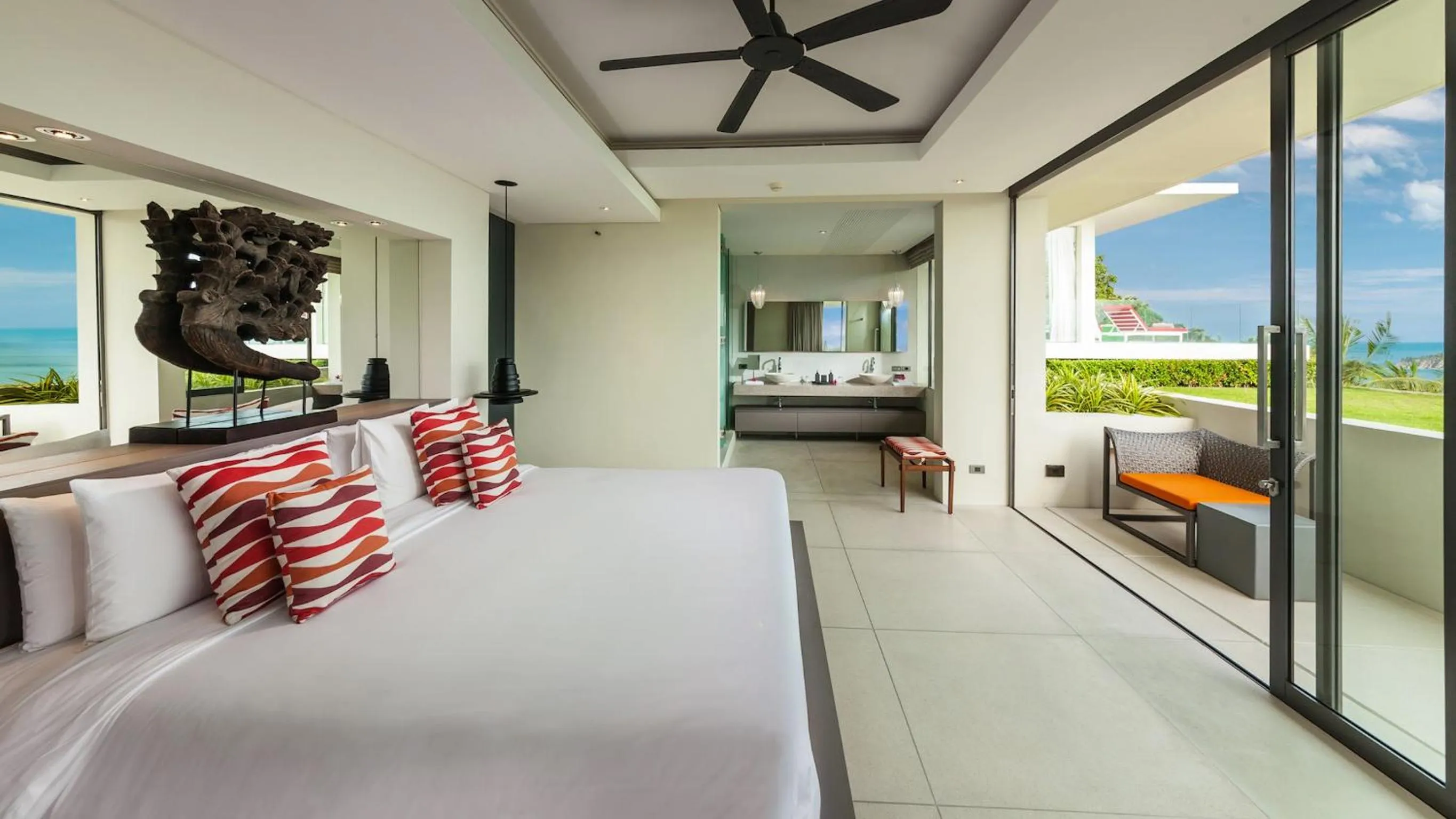 Bedroom, Bed in Villa Anavaya