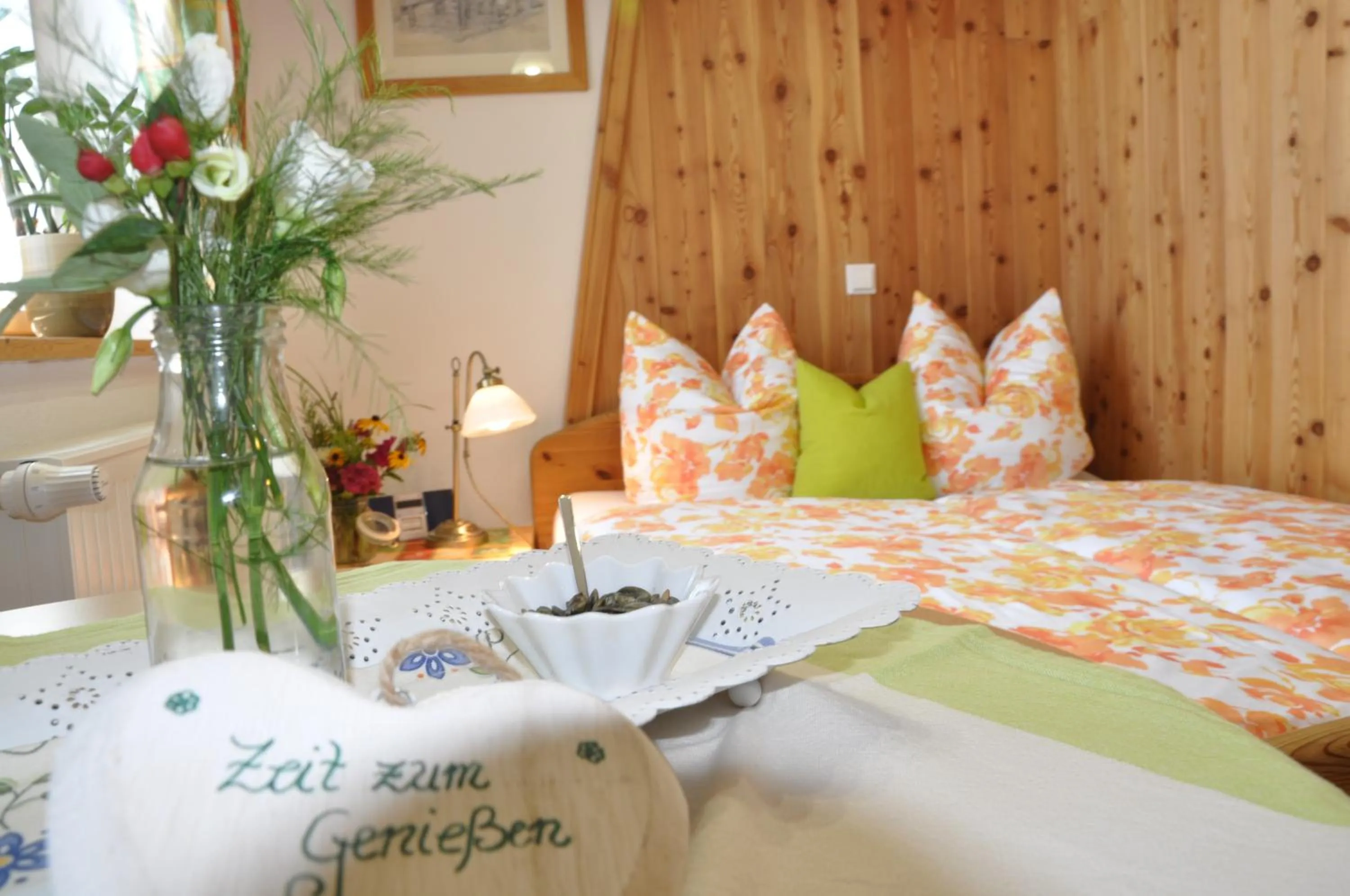 Bed in Gmiatliche Stubm