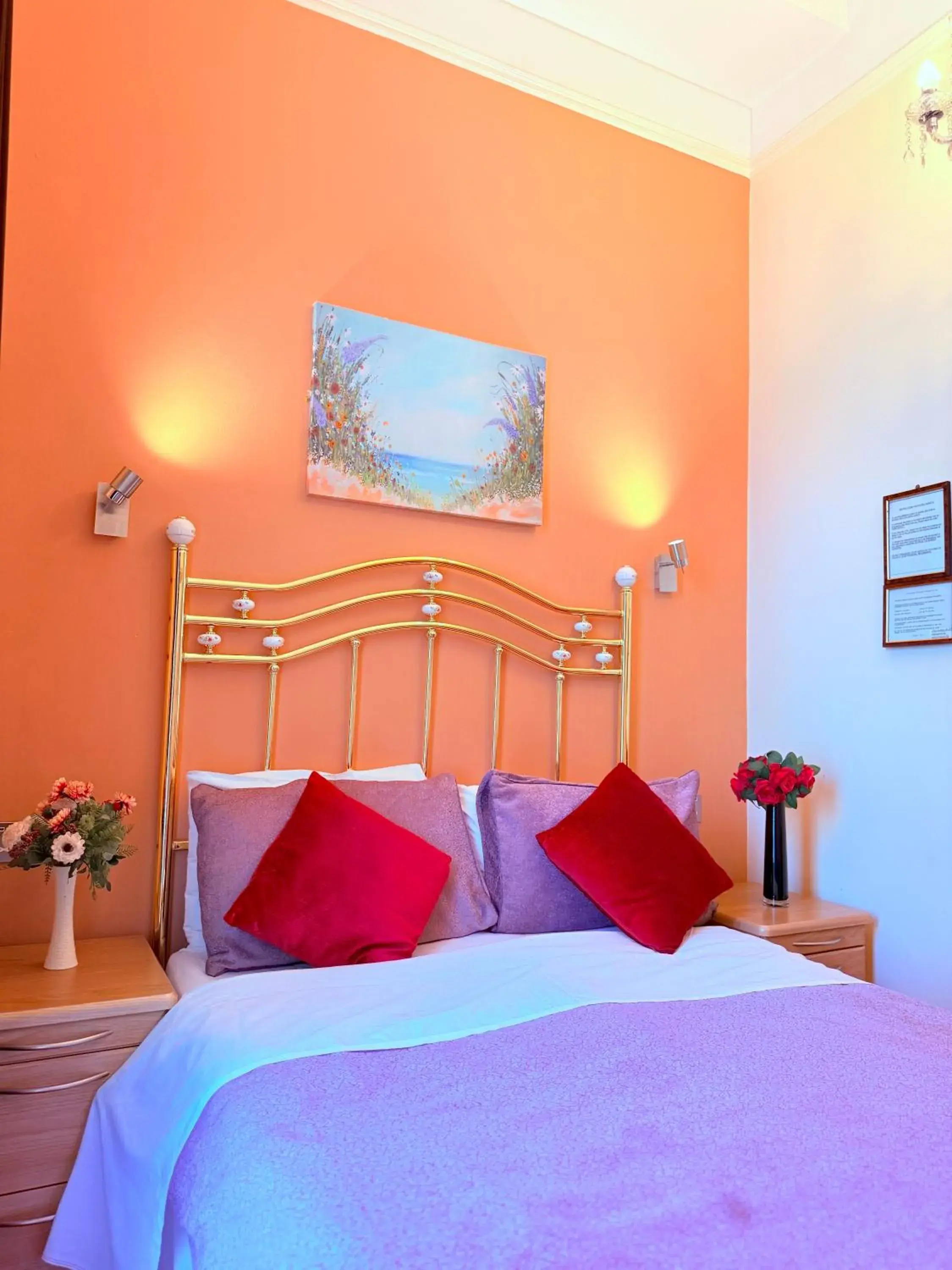 Bedroom, Bed in Albro House Hotel, London Bedroom, Bed in Albro House Hotel, London