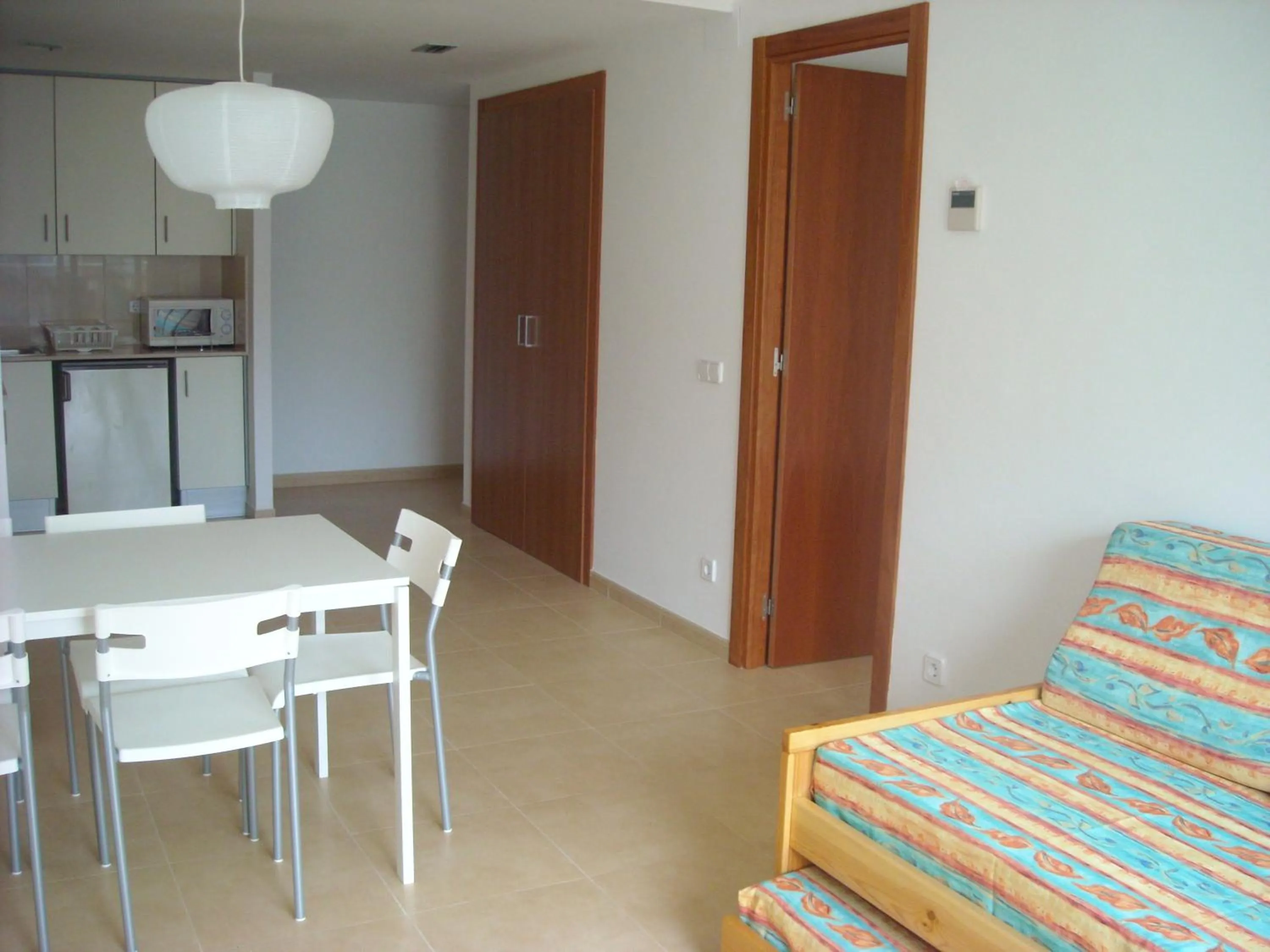 Dining area, Bed in Apartments Sorrabona