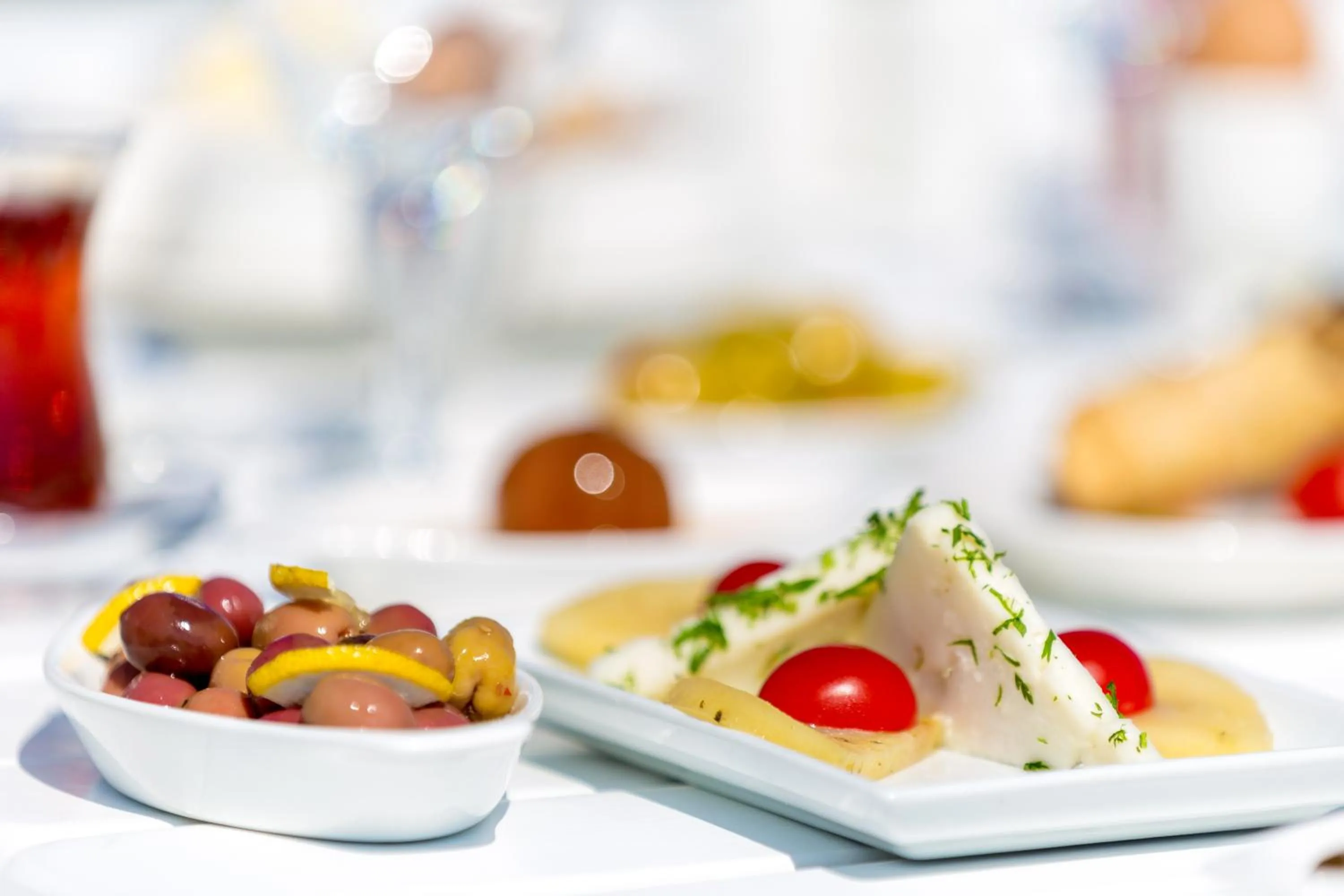 Breakfast, Food in Hotel Mavi Beyaz