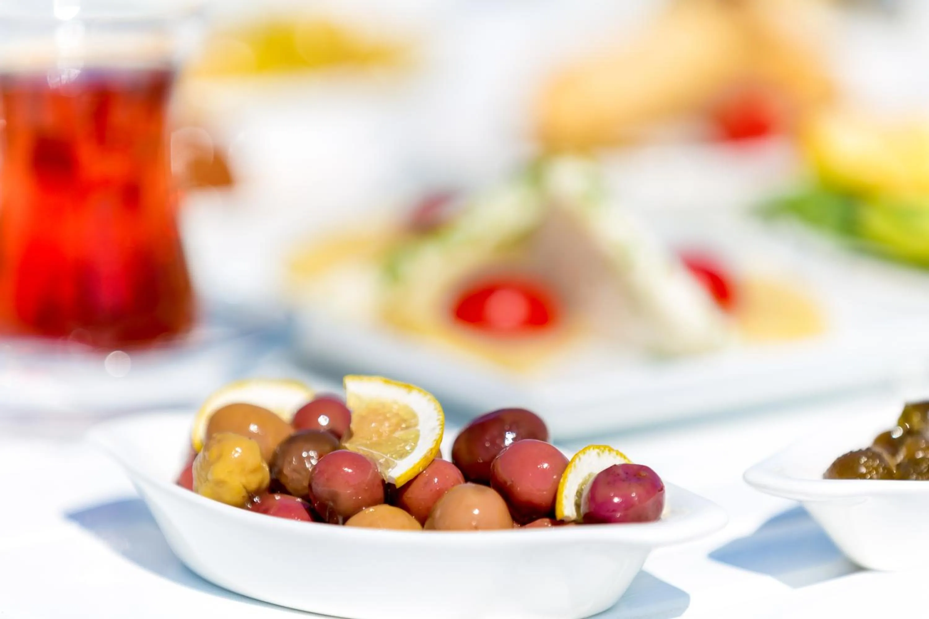 Breakfast, Food in Hotel Mavi Beyaz