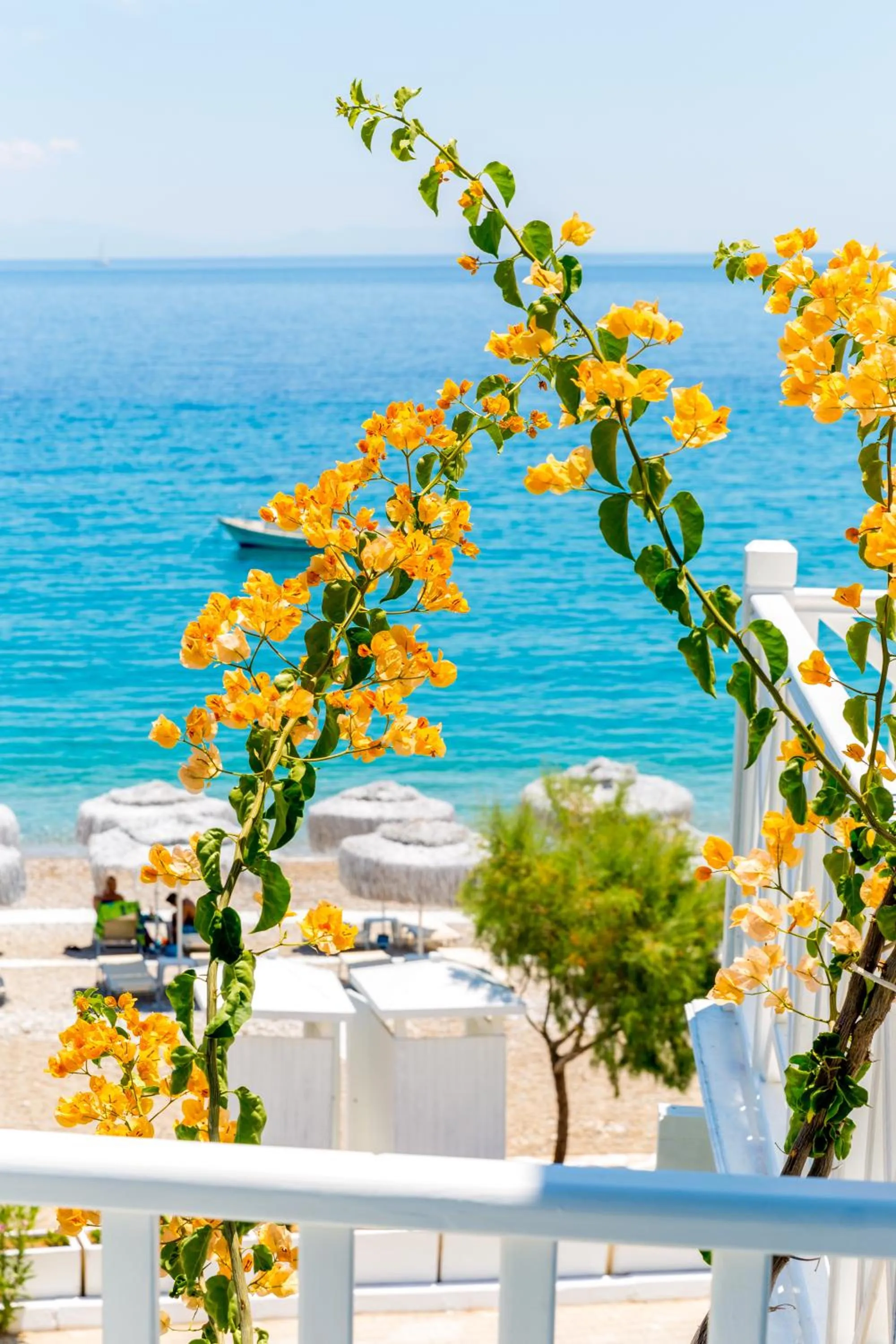 Property building, Sea View in Hotel Mavi Beyaz