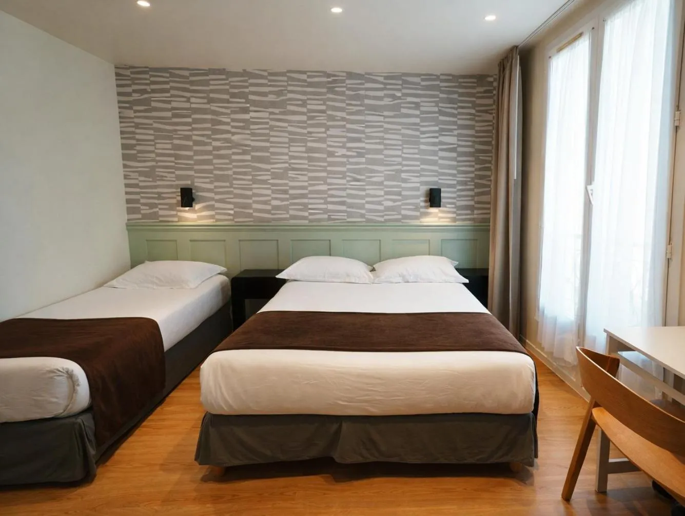 Bed in Hotel Cosmos