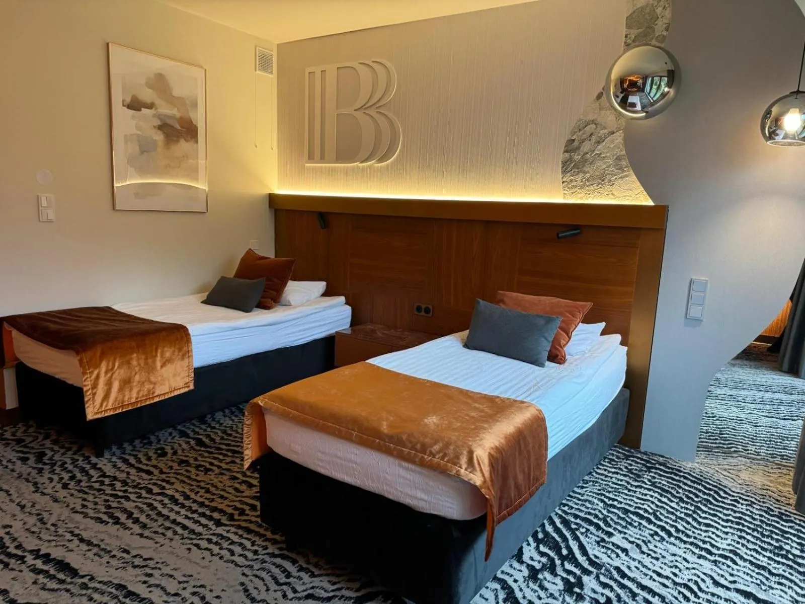 Bed in Bazuny Hotel&Spa